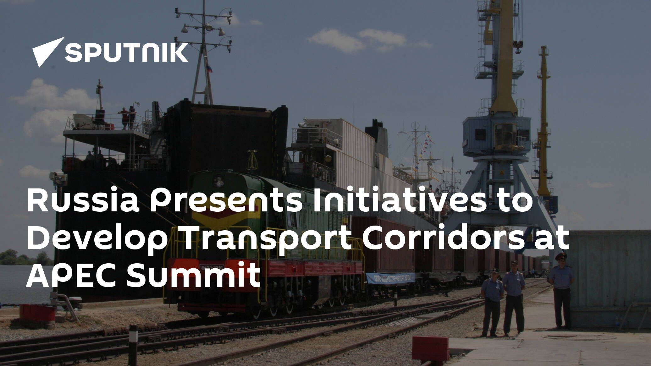 Russia Presents Initiatives to Develop Transport Corridors at APEC Summit