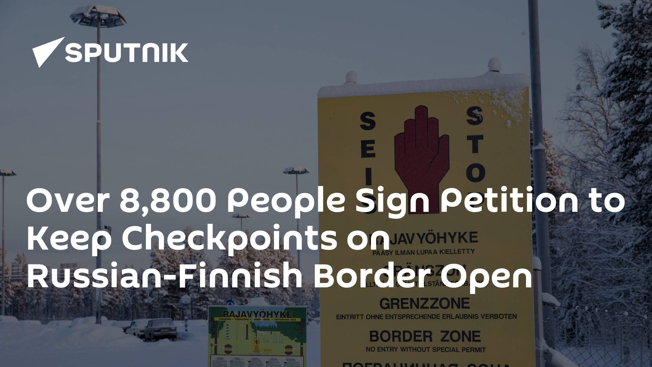 Over 8,800 People Sign Petition to Keep Checkpoints on Russian-Finnish Border Open
