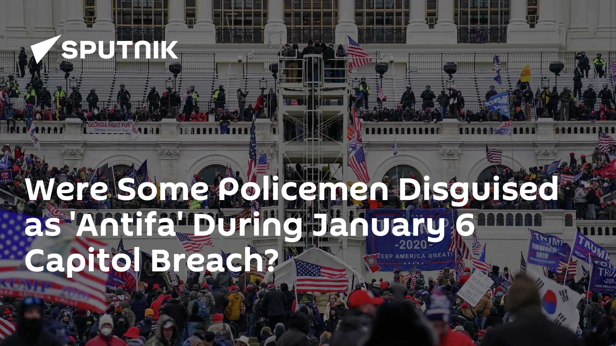 Were Some Policemen Disguised as ‘Antifa’ During January 6 Capitol Breach?