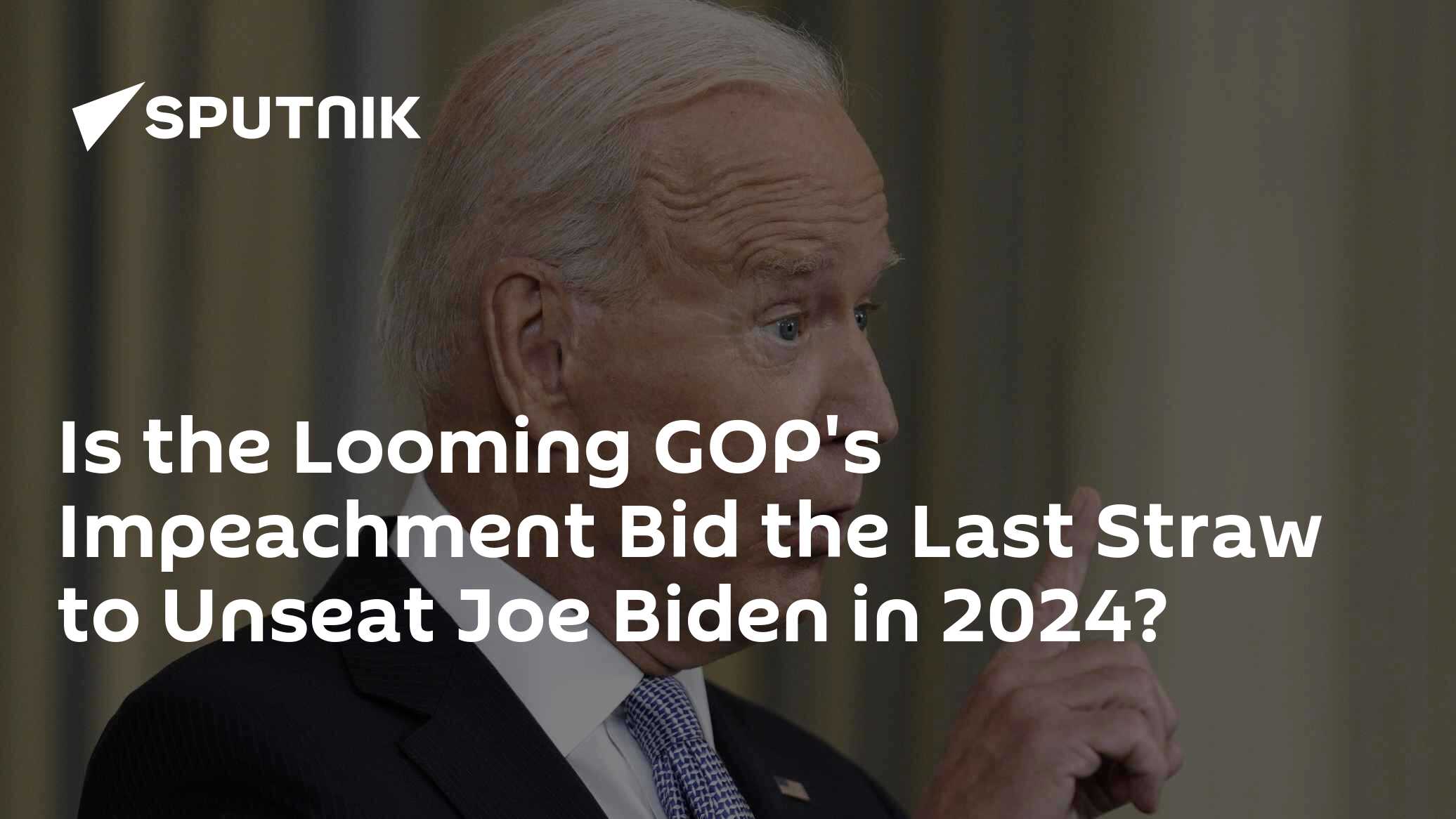Is the Looming GOP's Impeachment Bid the Last Straw to Unseat Joe Biden in 2024? - Vimarsana News