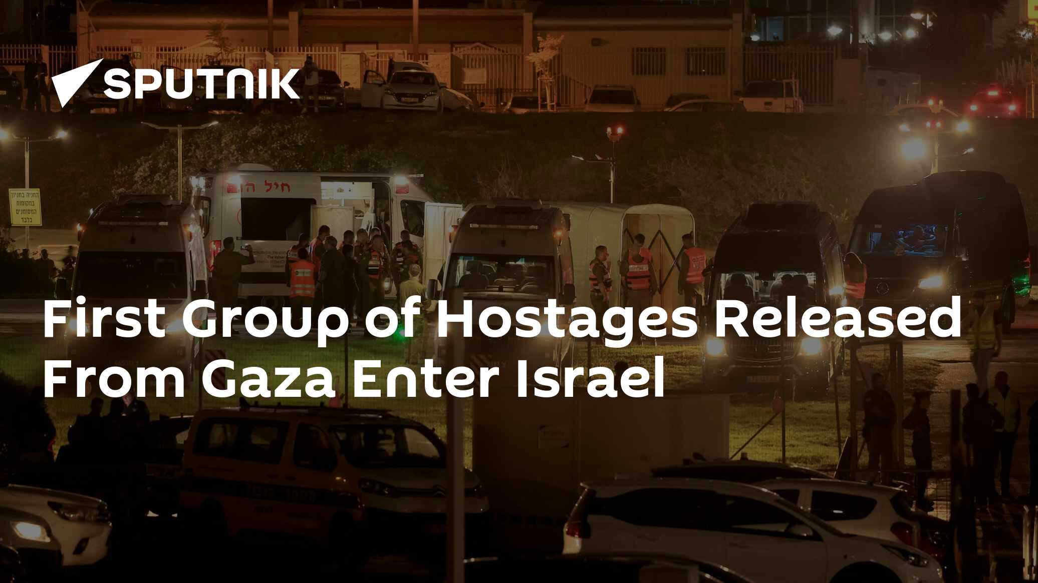 First Group of Hostages Released From Gaza Enter Israel - Vimarsana News