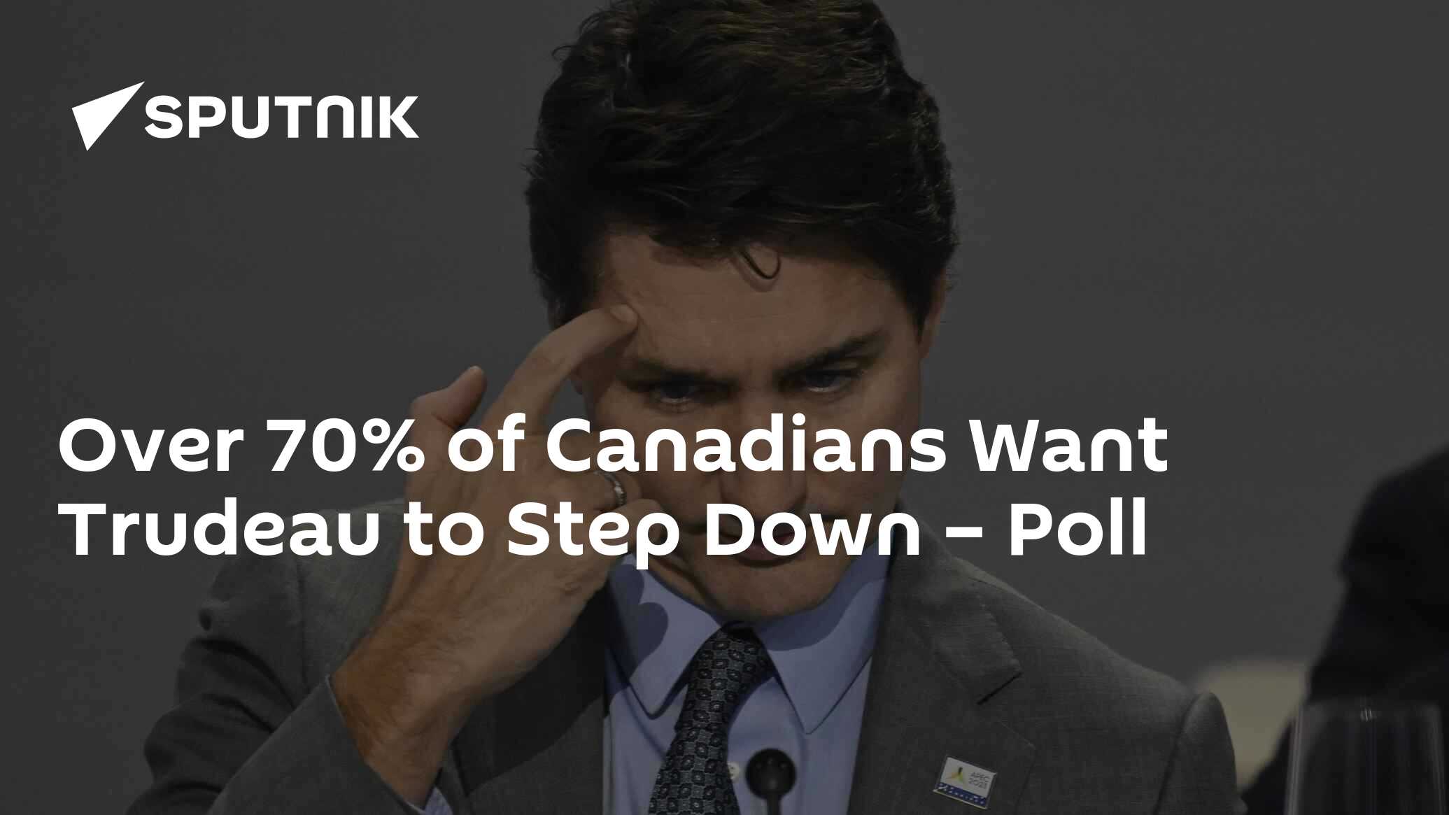 Over 70% Of Canadians Want Trudeau To Step Down – Poll