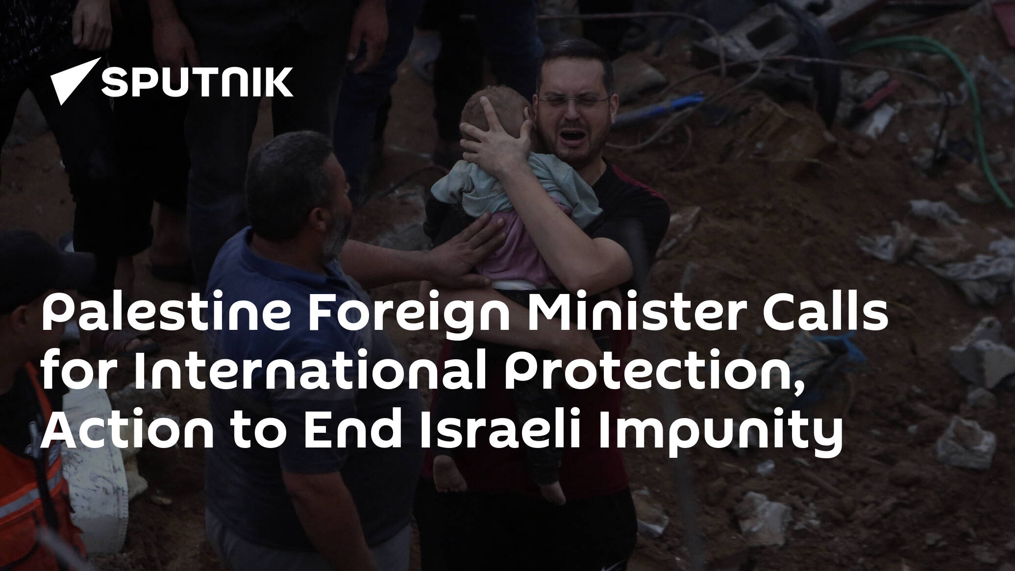 Palestine Foreign Minister Calls for International Protection, Action to End Israeli Impunity