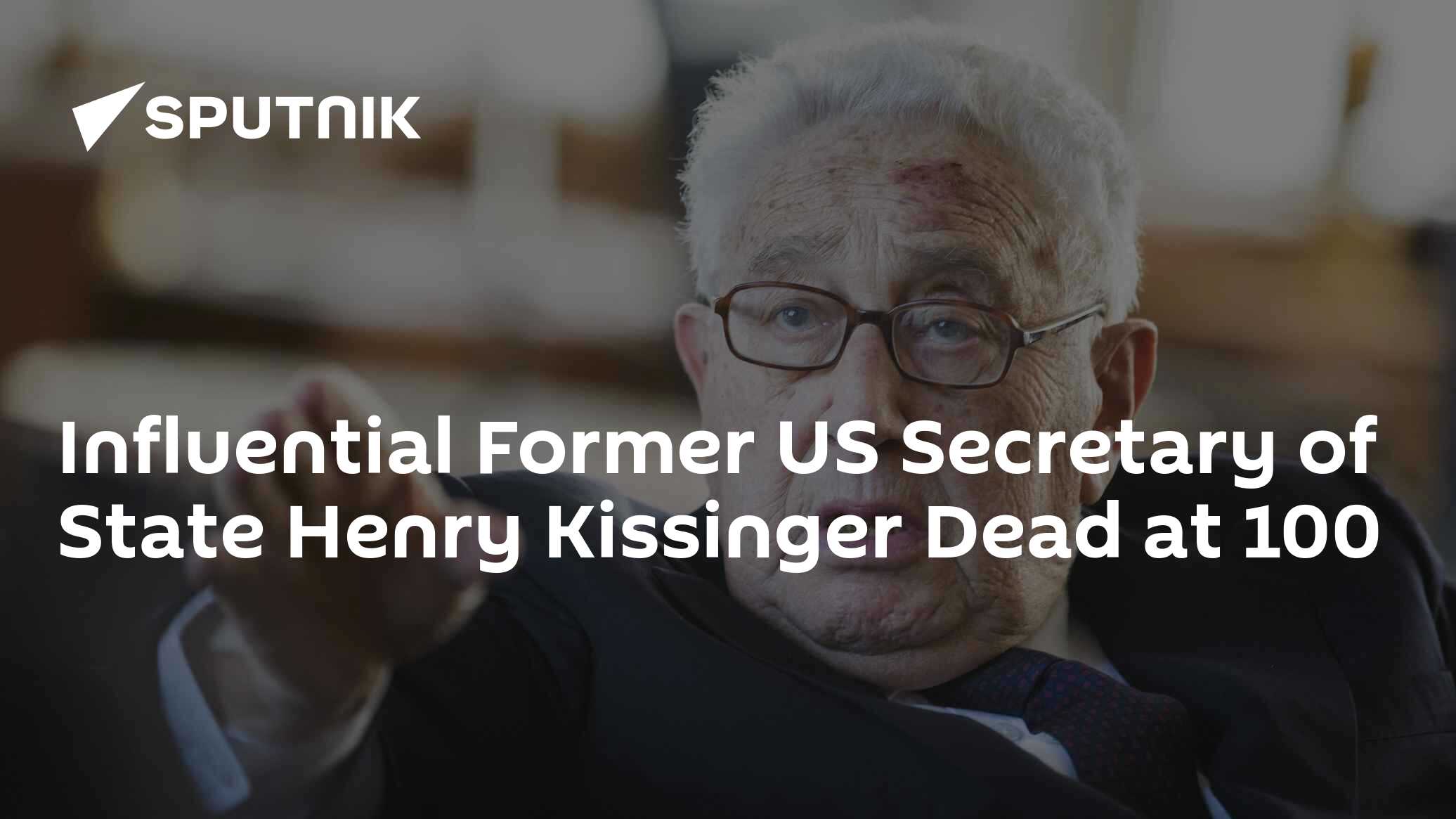 Former US Secretary of State Henry Kissinger Dead at 100 - Vimarsana News