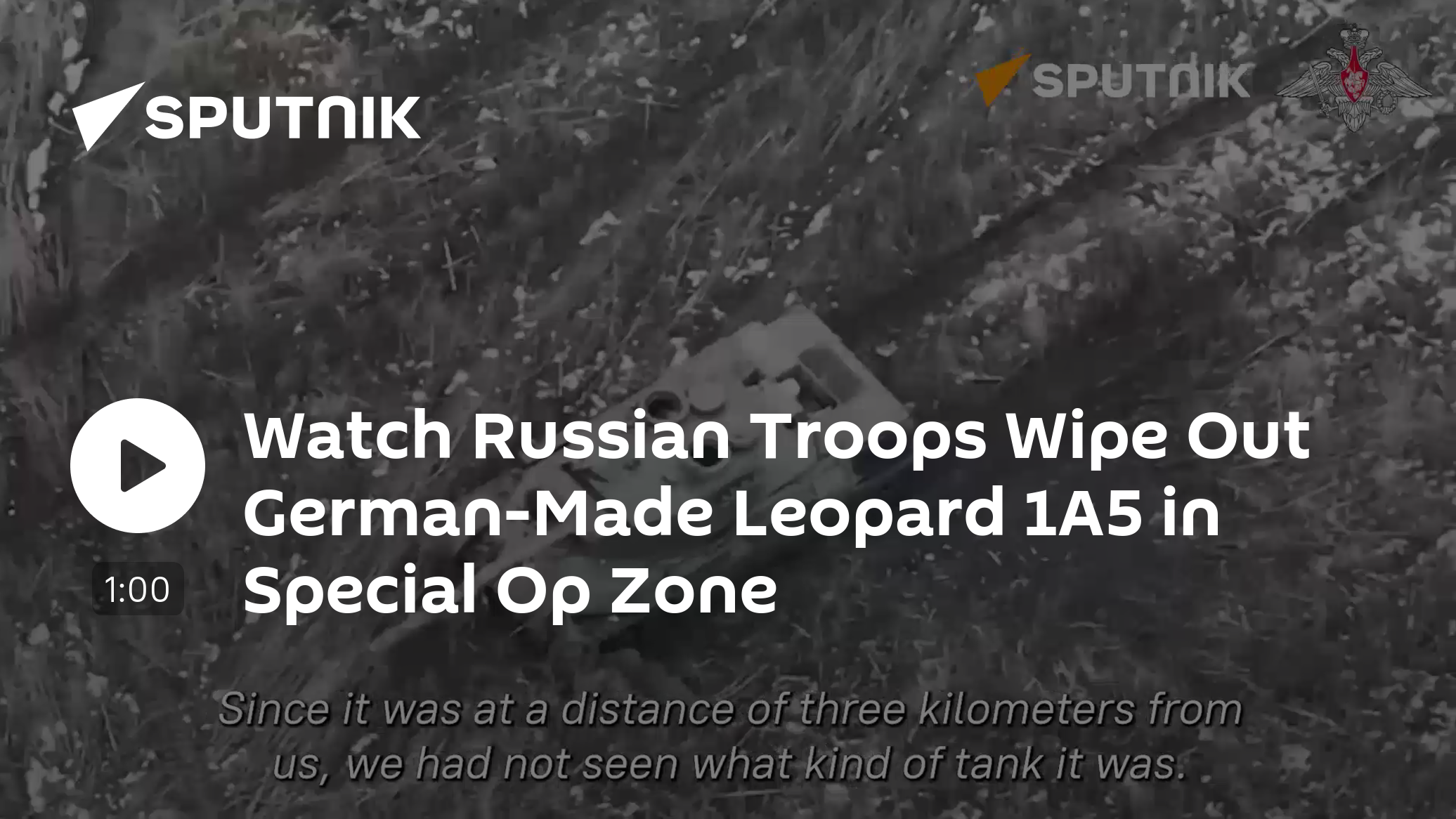 Watch Russian Troops Wipe Out German-Made Leopard 1A5 in Special Op Zone - Vimarsana News