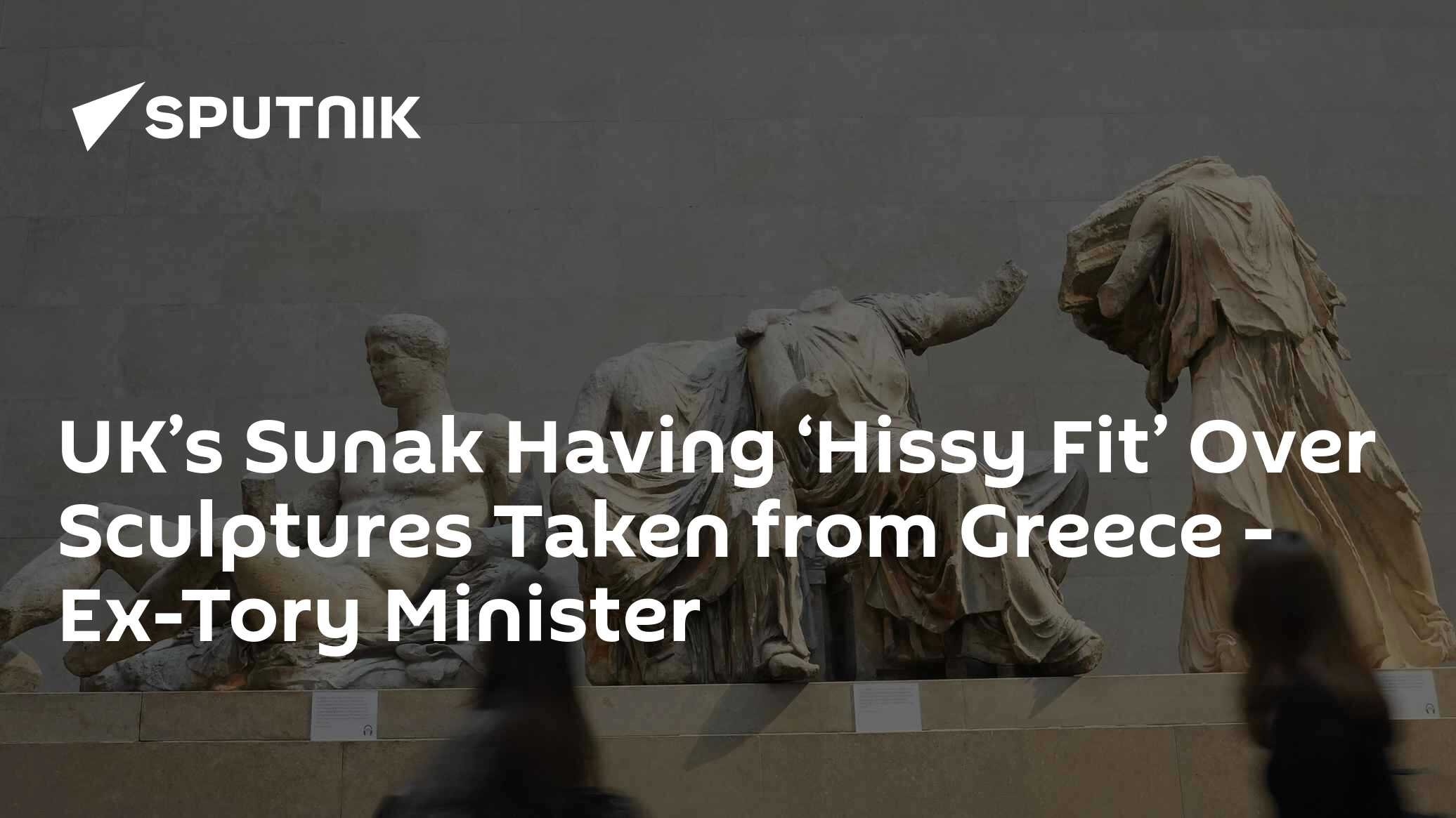UK's Sunak Having 'Hissy Fit' Over Sculptures Taken from Greece - Vimarsana News