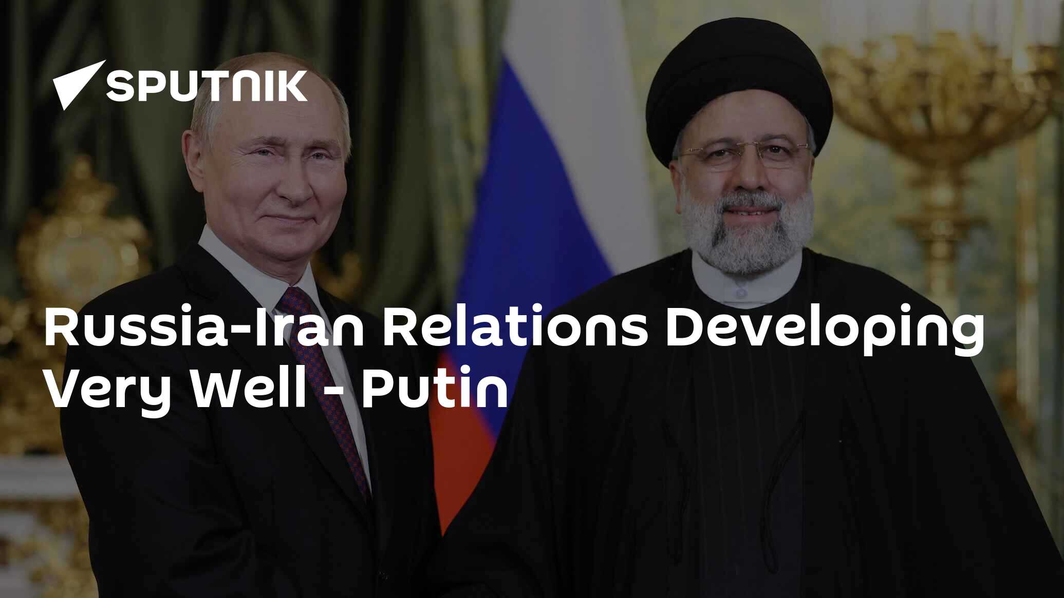 Russia-Iran Relations Developing Very Well - Putin