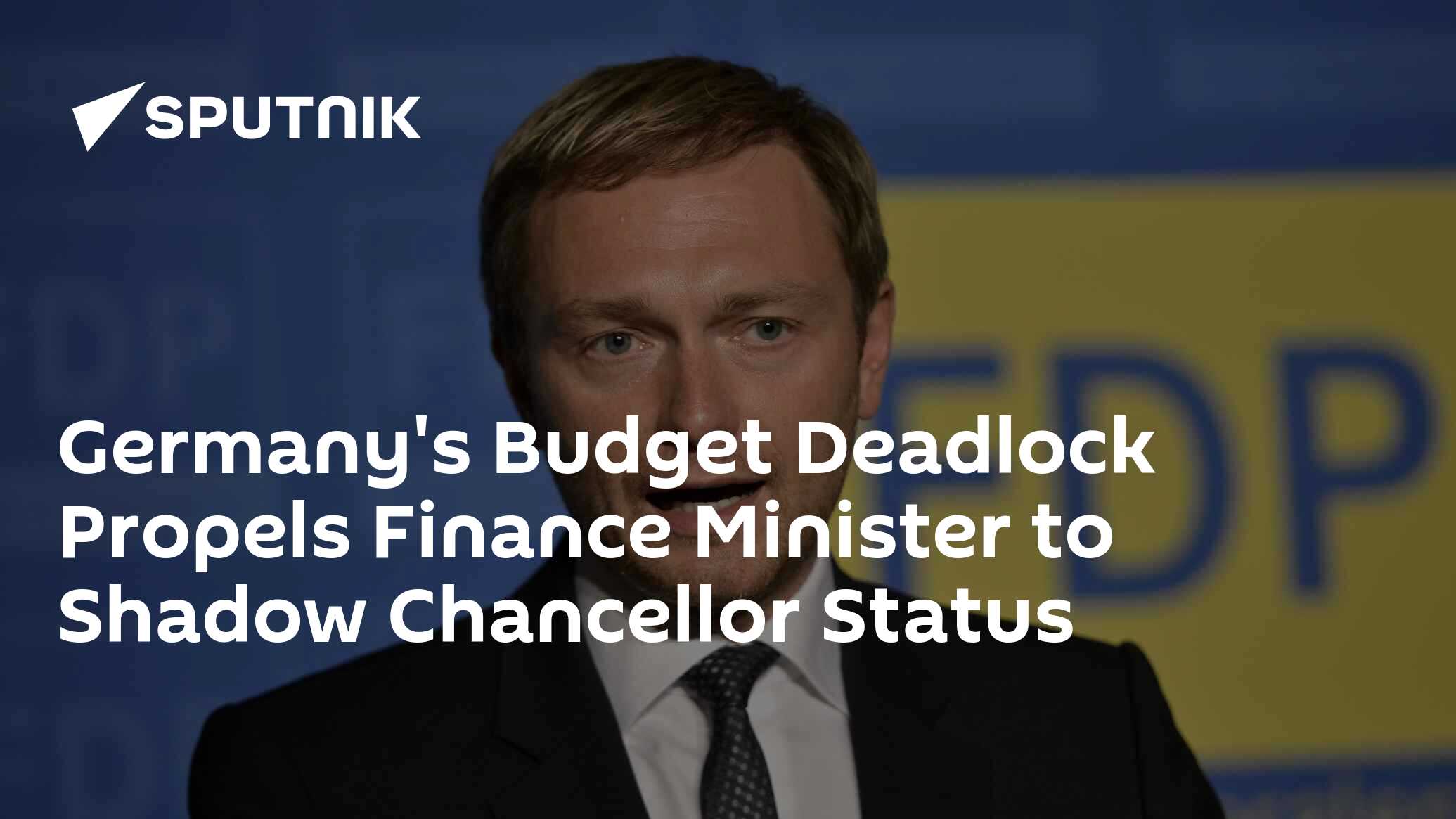 German Budget Stalemate Elevates Finance Minister To Shadow Chancellor