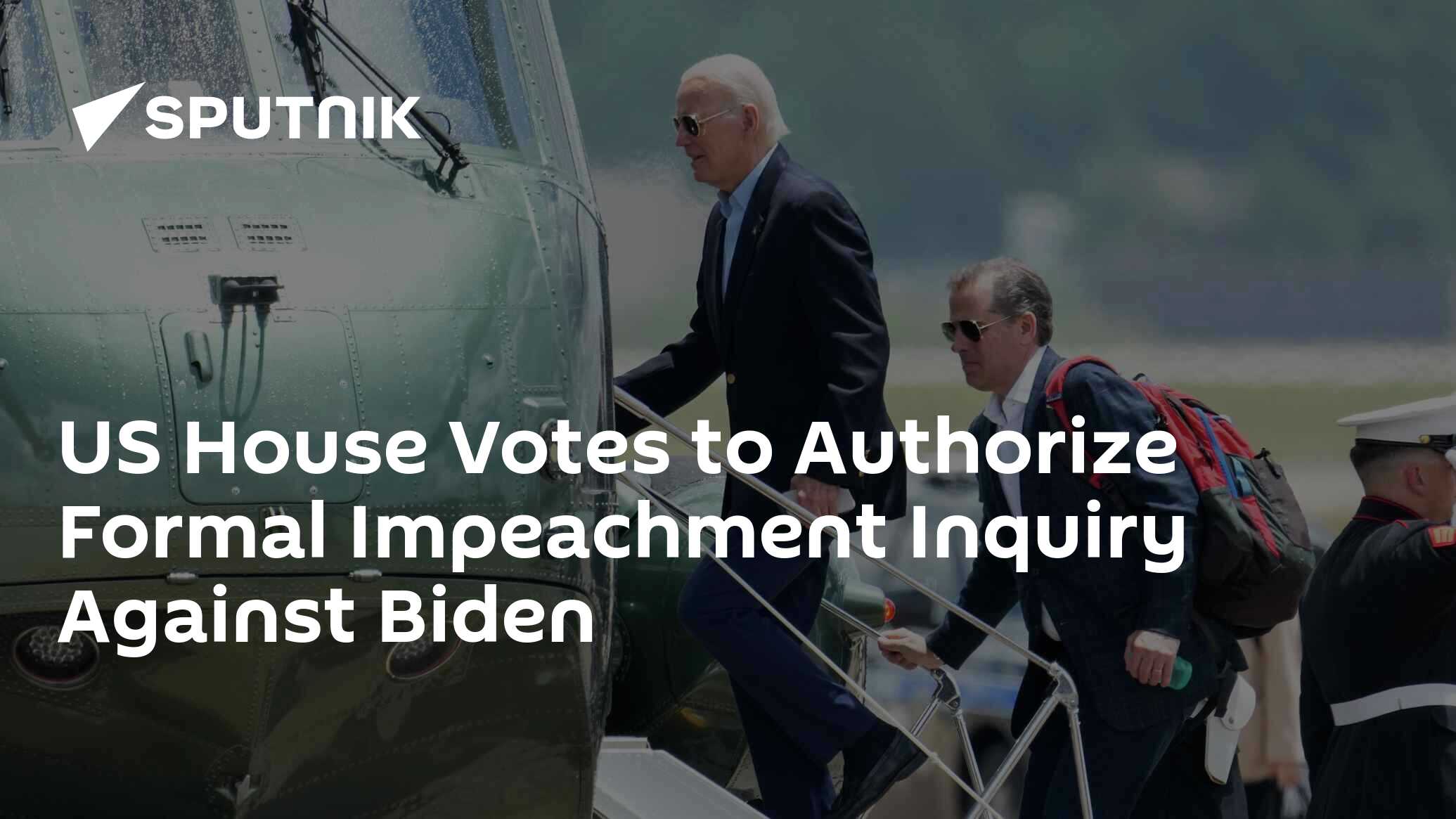 House Of Representatives Vote For Formal Impeachment Inquiry