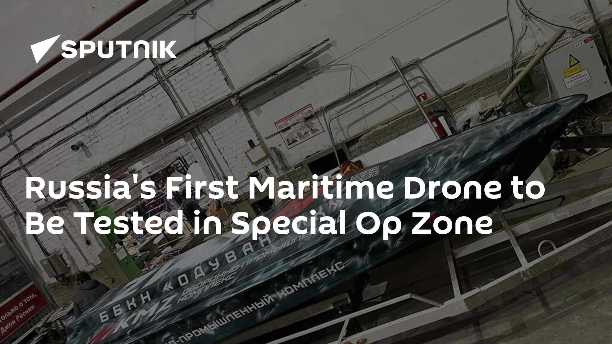 Russia's First Maritime Drone to be Tested in Special Op Zone - Vimarsana News
