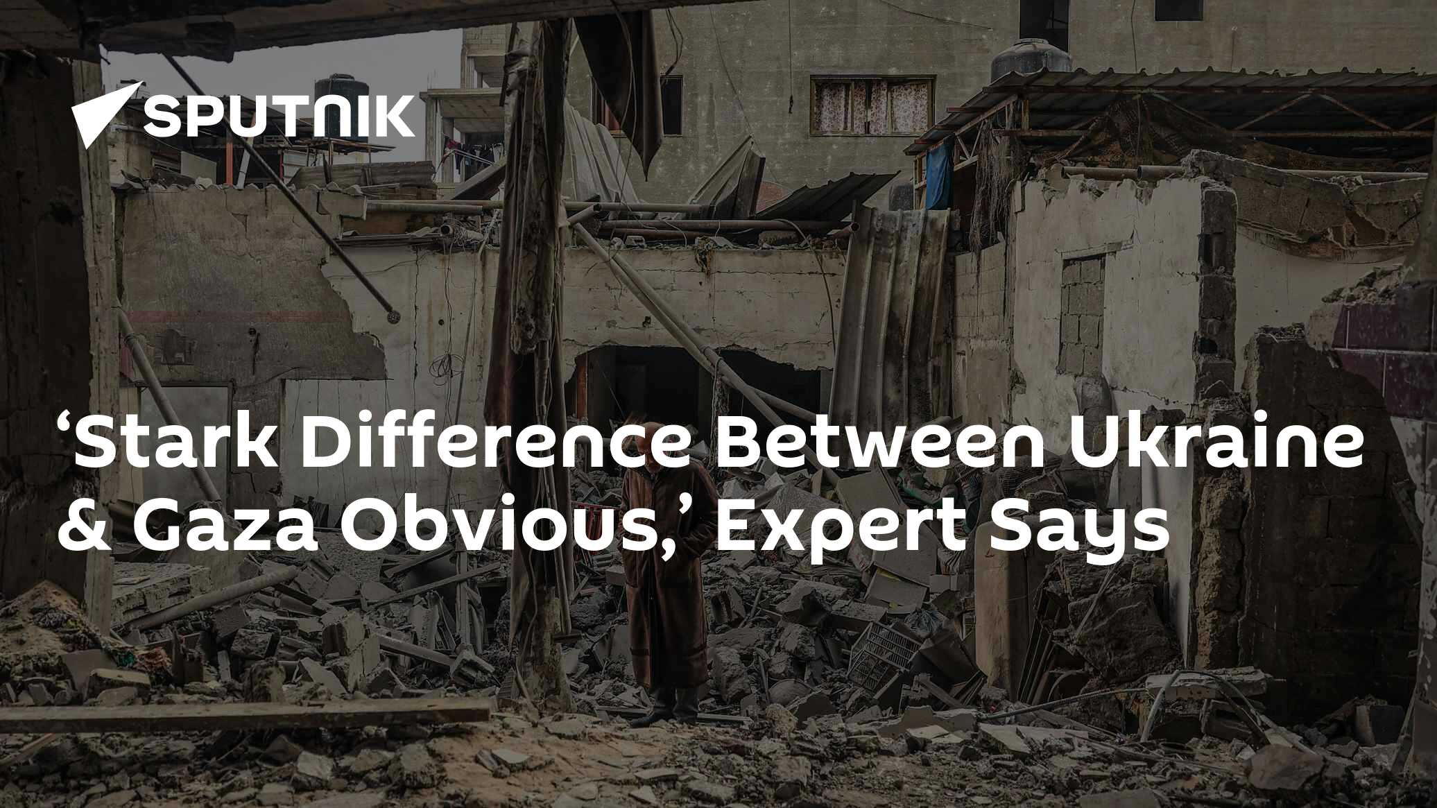 'Stark Difference Between Ukraine & Gaza Obvious,' Expert Says - Vimarsana News
