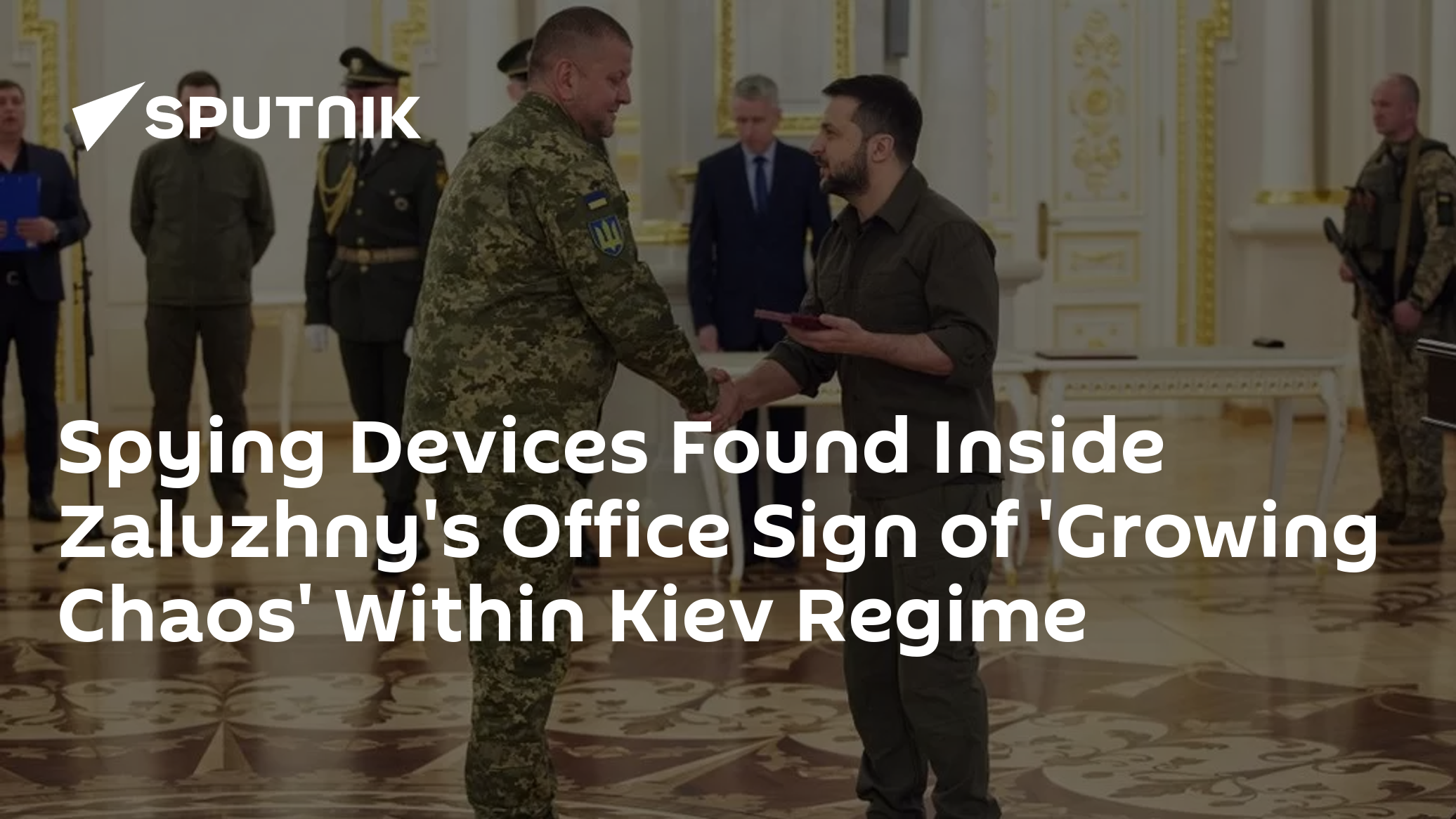 Spying Devices Found Inside Zaluzhny's Office Sign of 'Growing Chaos' - Vimarsana News