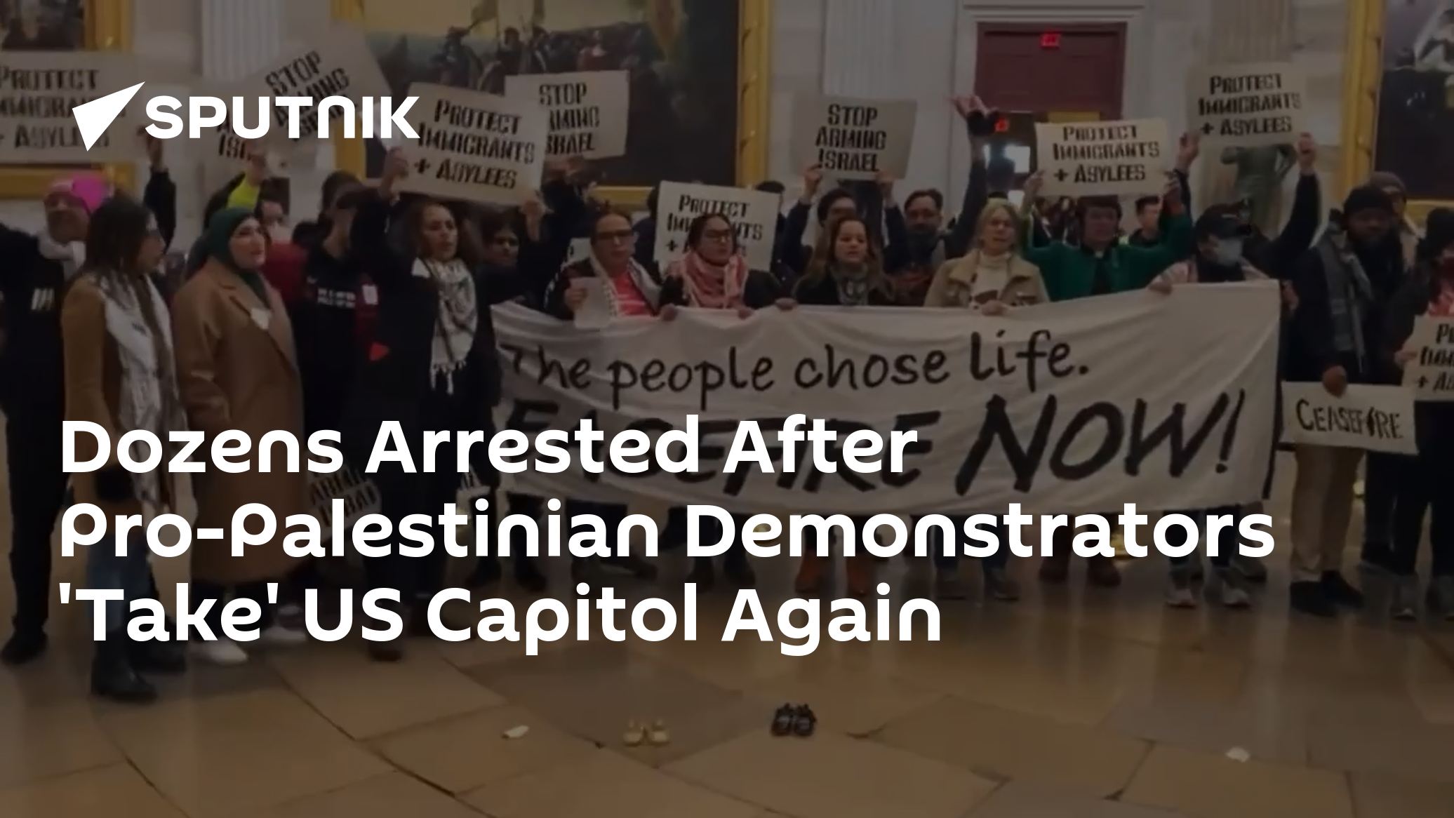 Dozens Arrested After Pro-Palestinian Demonstrators 'Take' US Capitol Again - Vimarsana News