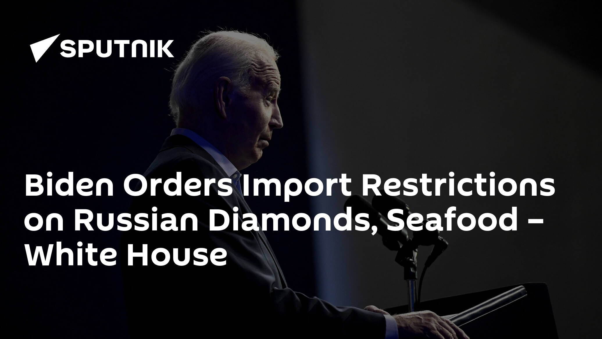 Biden Orders Import Restrictions on Russian Diamonds, Seafood – White House
