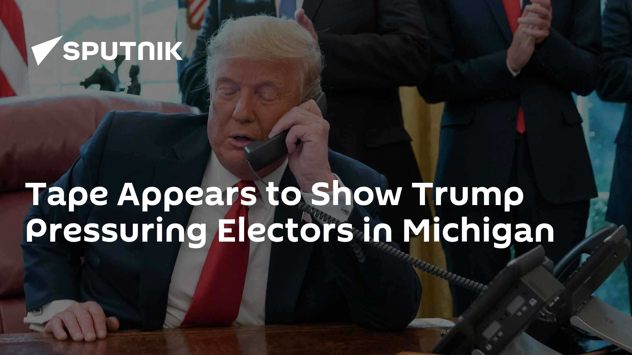 Trump On Tape Pressuring Electors In Michigan