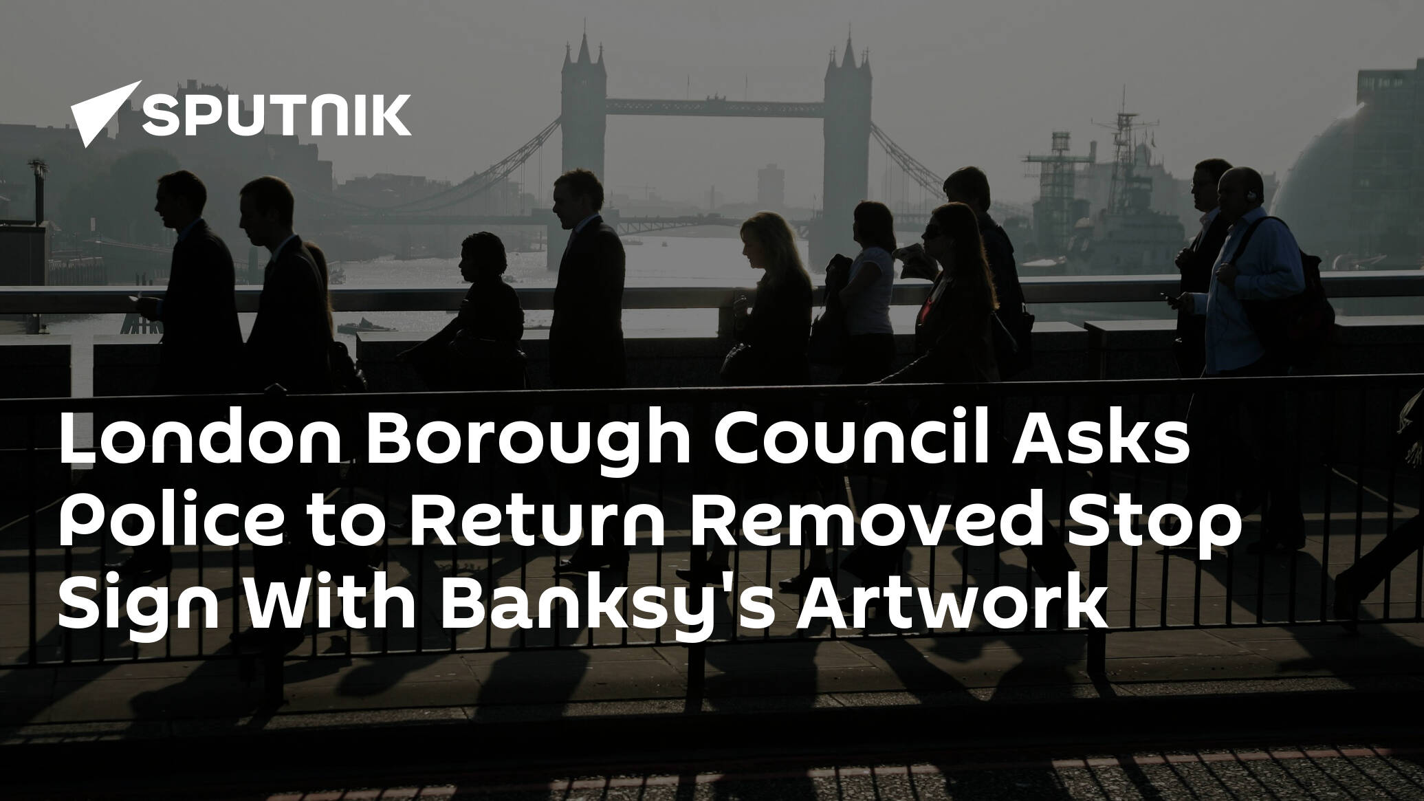 London Borough Council Asks Police to Return Removed Stop Sign With Banksy's Artwork