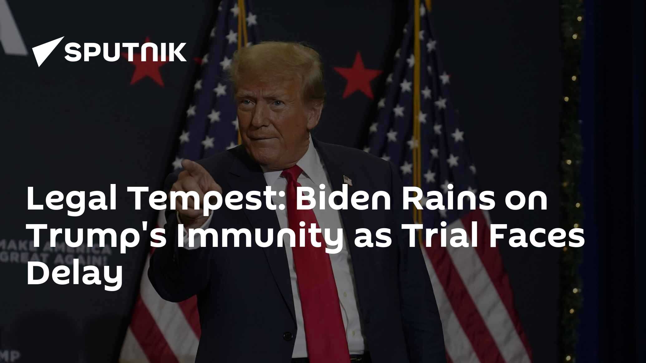 Legal Tempest: Biden Rains on Trump's Immunity as Trial Faces Delay - Vimarsana News