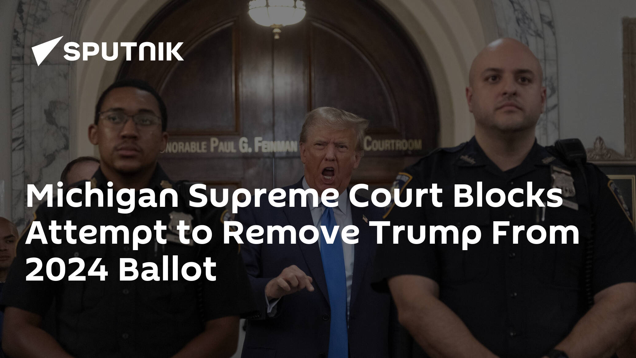 Michigan Supreme Court Blocks Attempt to Remove Trump From 2024 Ballot