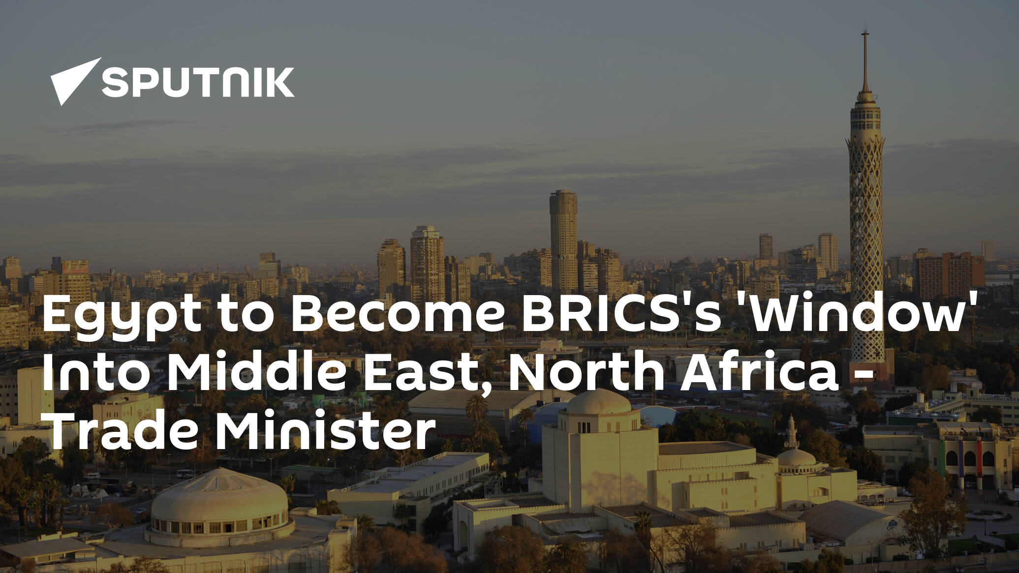 Egypt to Become BRICS's 'Window' Into Middle East, North Africa – Trade Minister