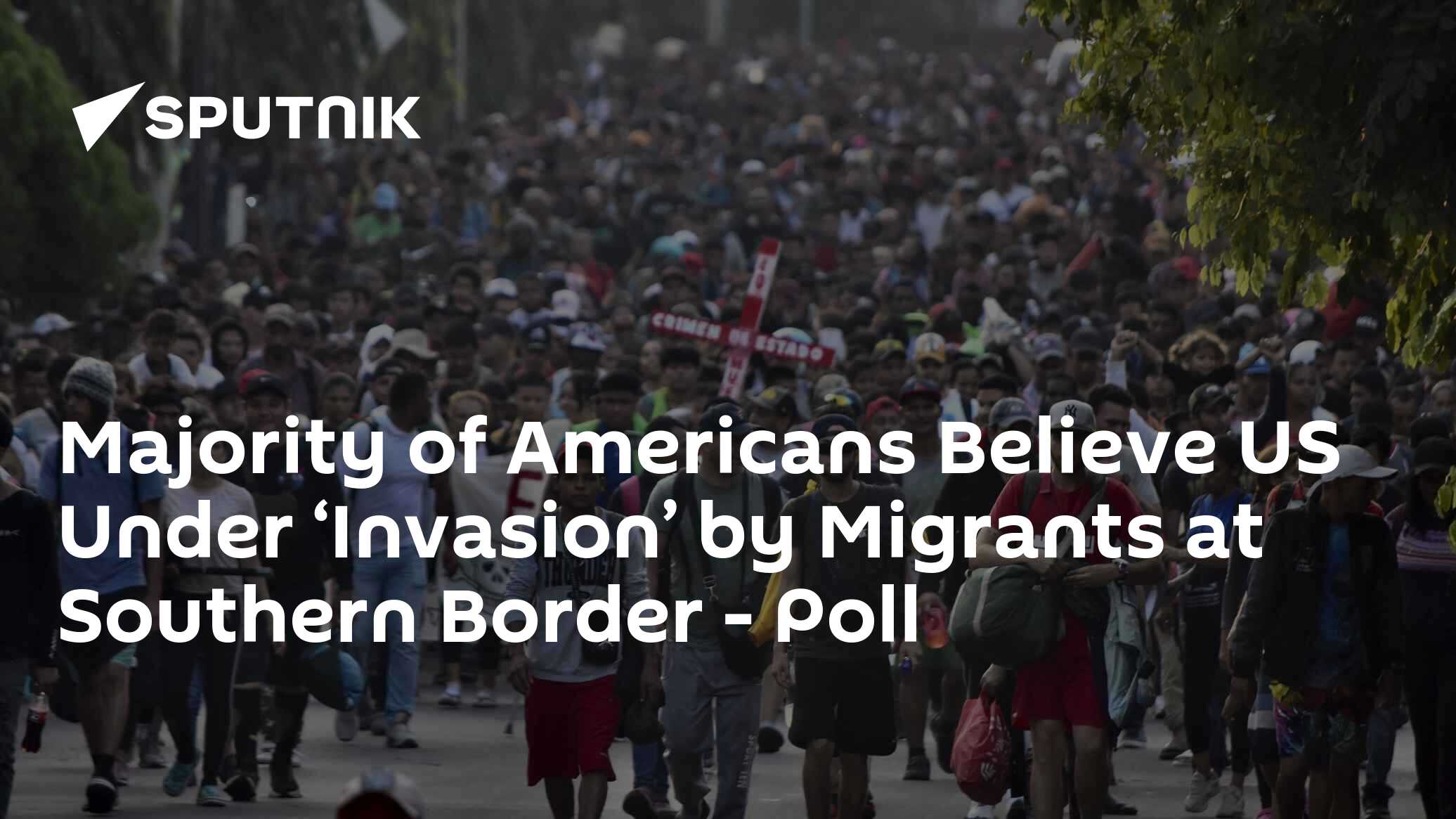 Majority of Americans Believe US Under 'Invasion' by Migrants at Southern Border - Vimarsana News