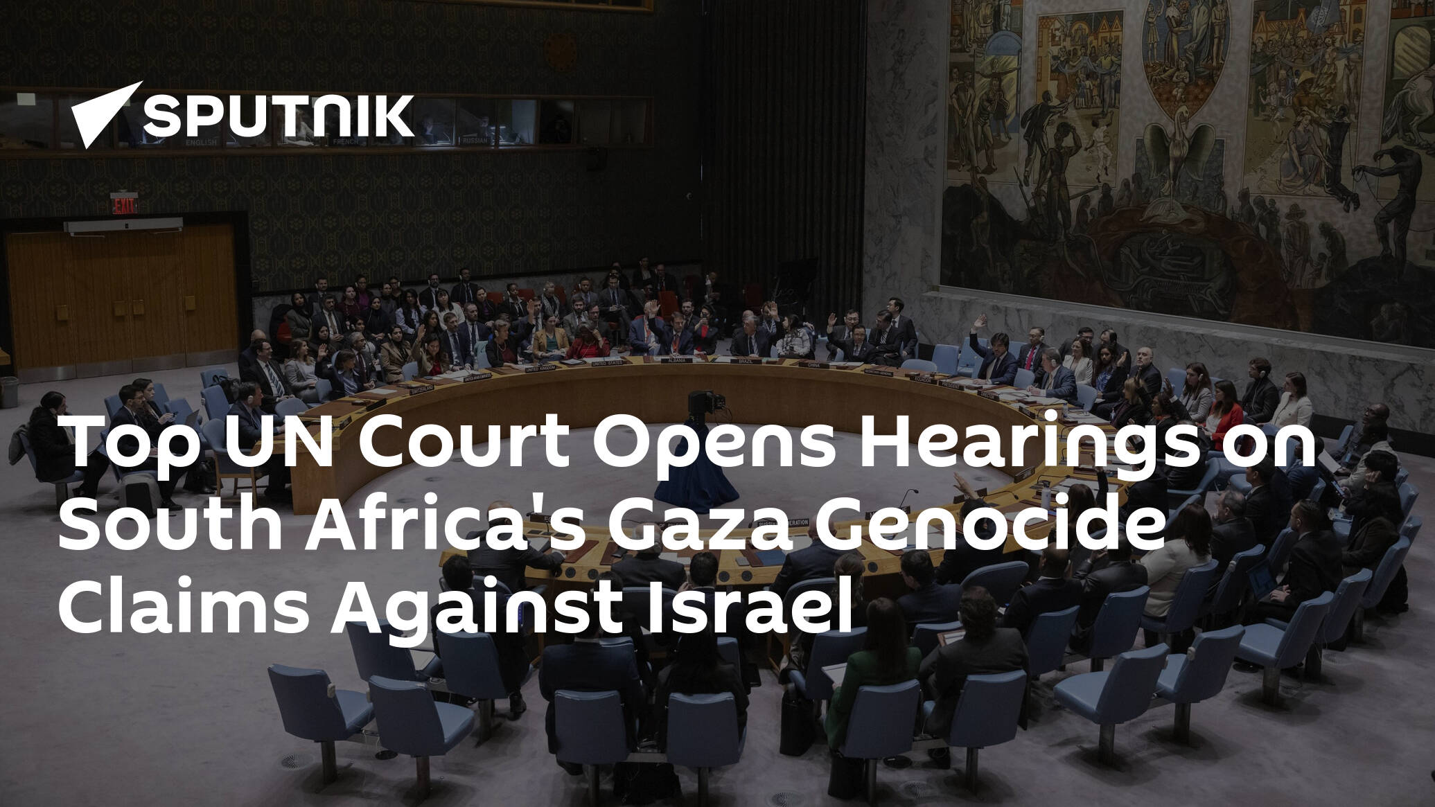 Top UN Court Opens Hearings on South Africa's Gaza Genocide Claims Against Israel