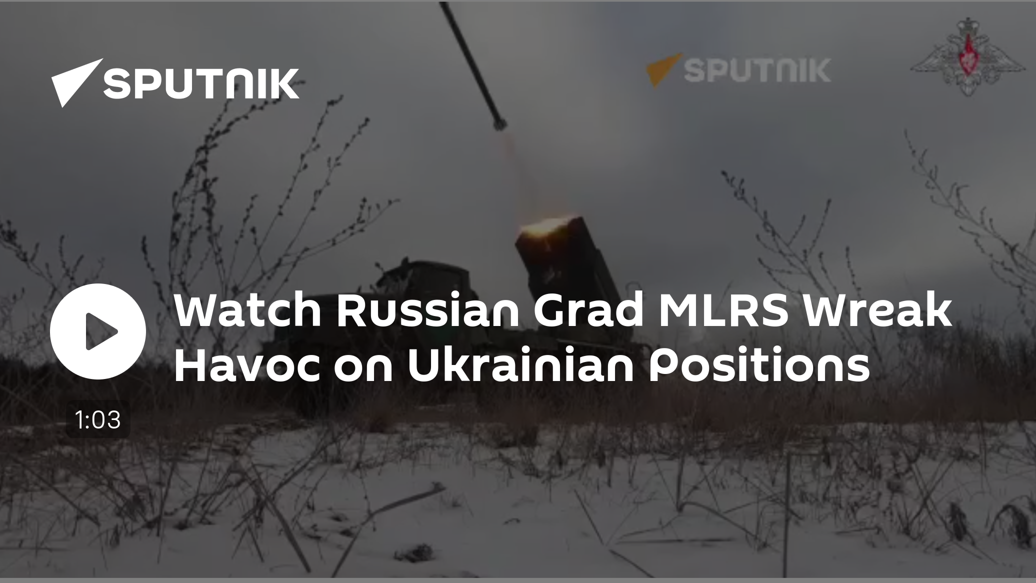 Watch Russian Grad MLRS Wreak Havoc on Ukrainian Positions - Vimarsana News