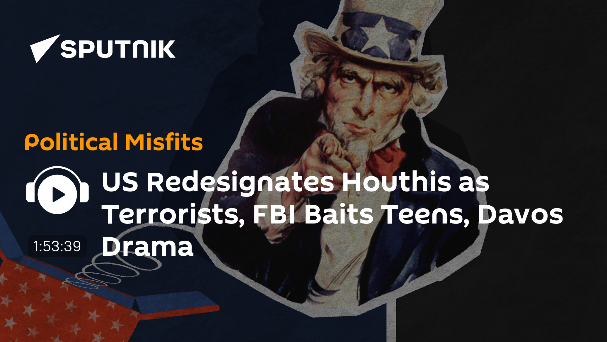US Redesignates Houthis as Terrorists, FBI Baits Teens, Davos Drama - Vimarsana News