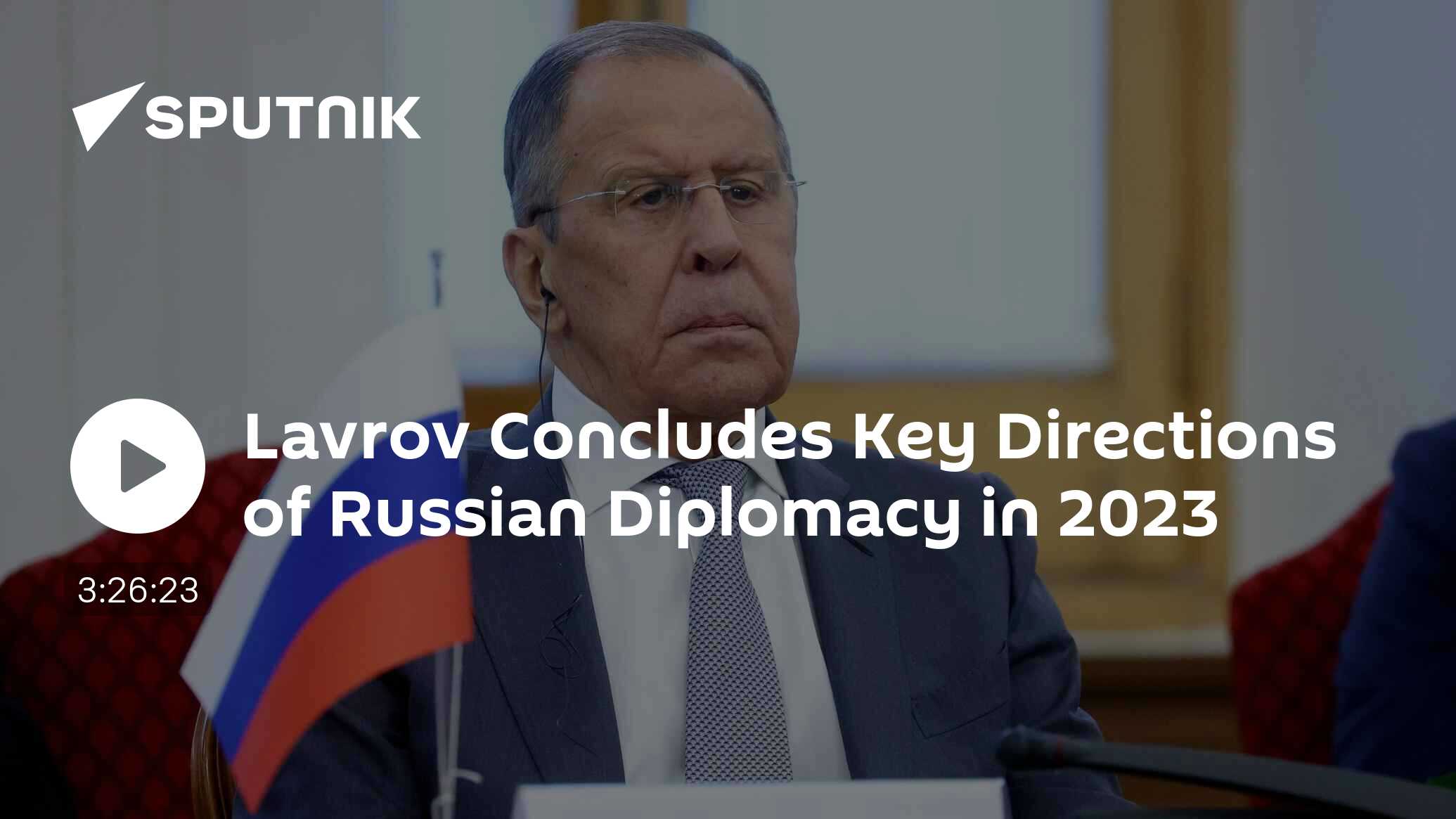 Russian Foreign Minister Sergey Lavrov Holds Annual Press Conference