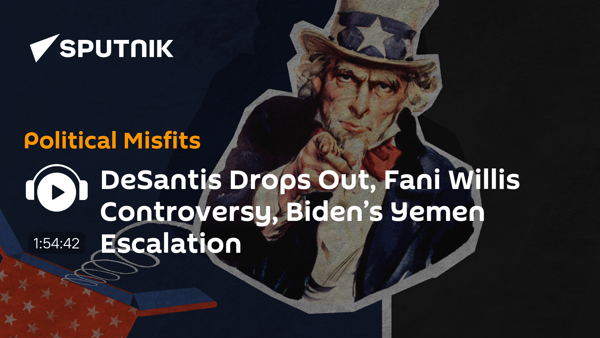 DeSantis Drops Out, Fani Willis Controversy, Biden's Yemen Escalation - Vimarsana News