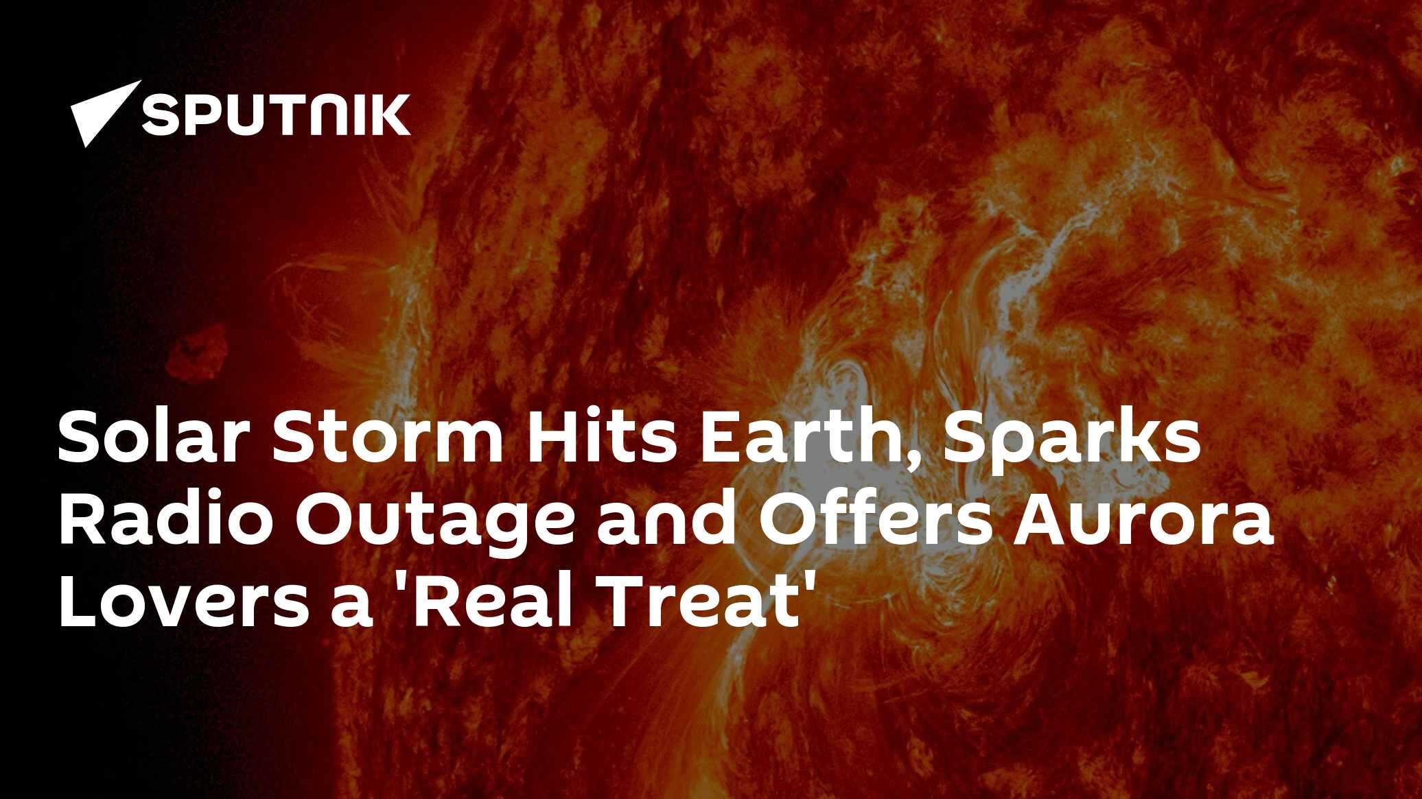 Solar Storm Hits Earth, Sparks Radio Outage and Offers Aurora Lovers a 'Real Treat' - Vimarsana News