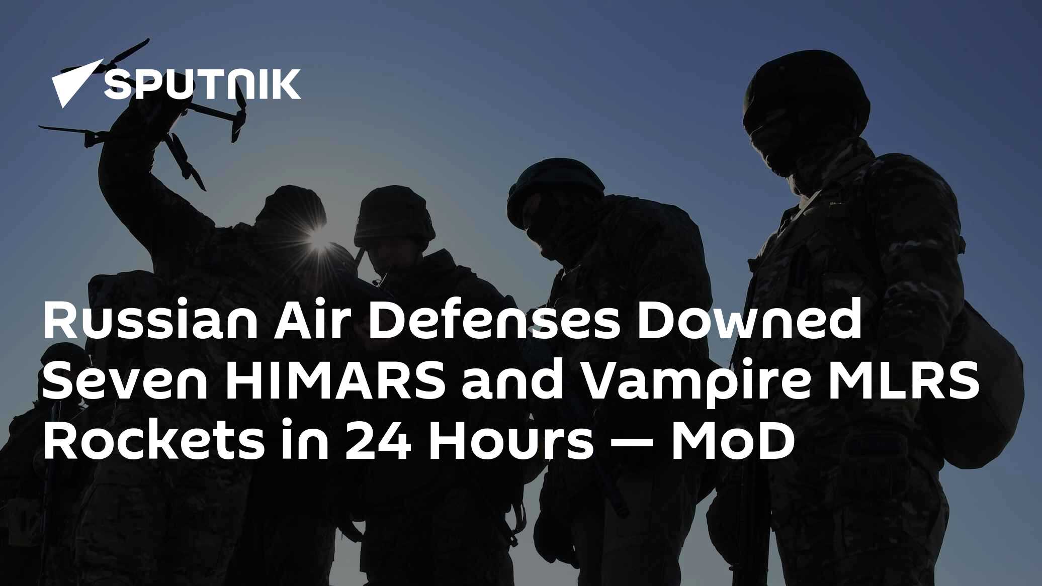 Russian Air Defenses Downed Seven HIMARS and Vampire MLRS Rockets in 24 Hours — Defense Ministry - Vimarsana News