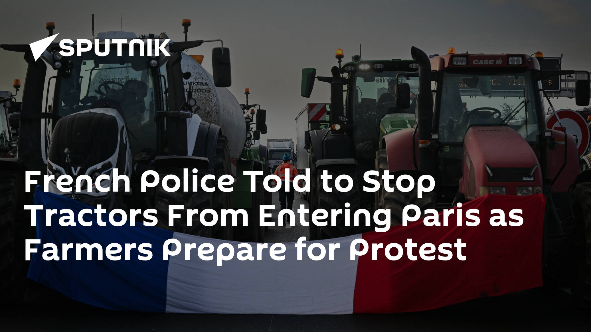 French Police Told to Stop Tractors From Entering Paris as Farmers Prepare for Protest