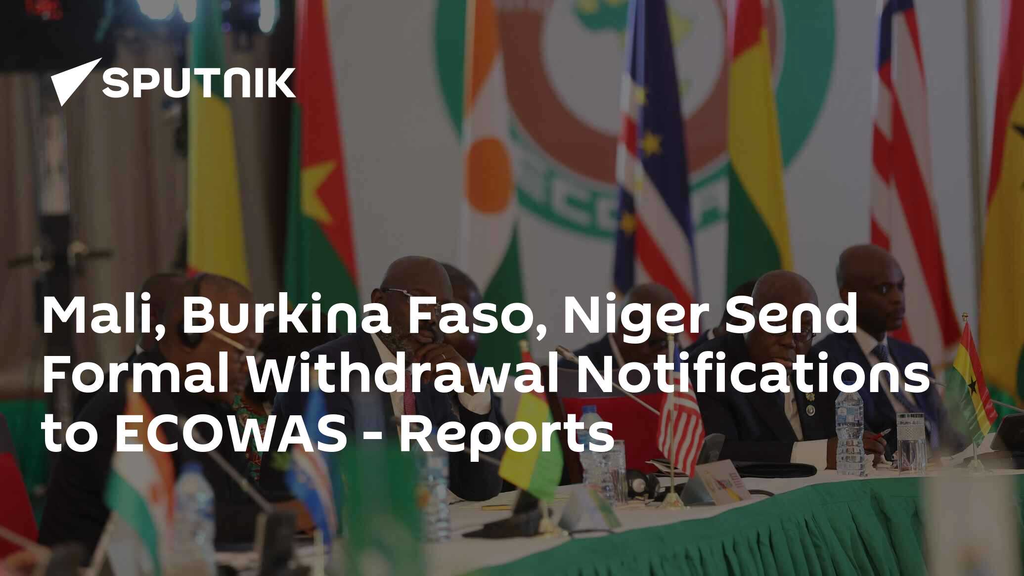 Mali, Burkina Faso, Niger Send Formal Withdrawal Notifications To ...