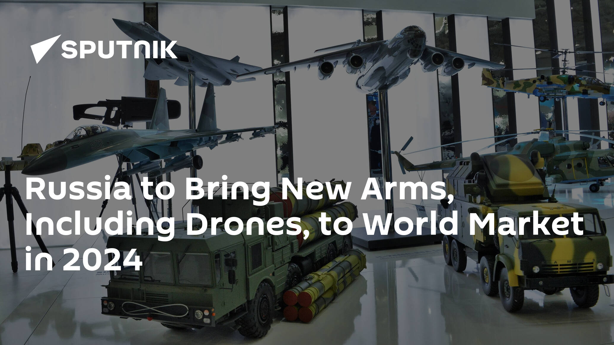 Russia to Bring New Arms, Including Drones, to World Market in 2024