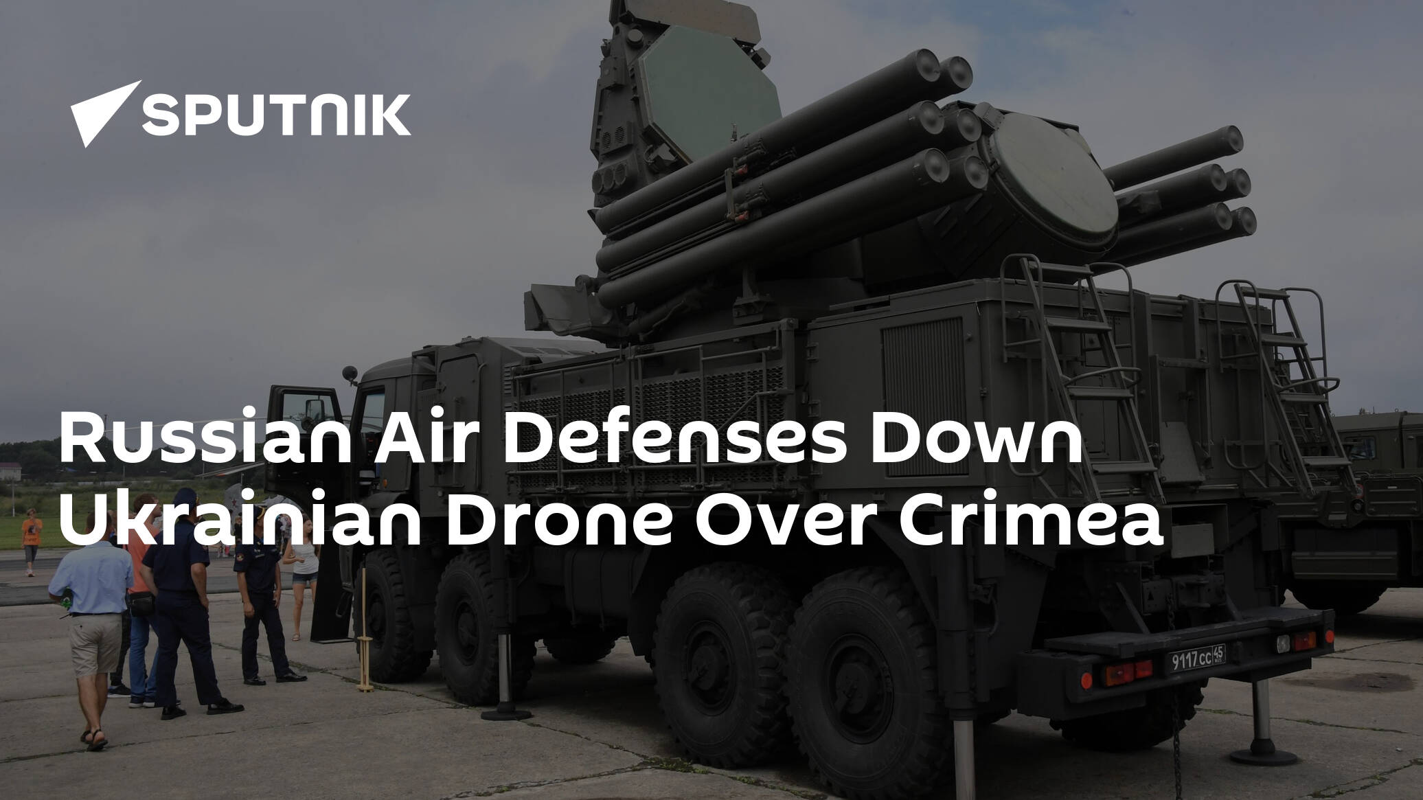 Russian Air Defenses Down Ukrainian Drone Over Crimea