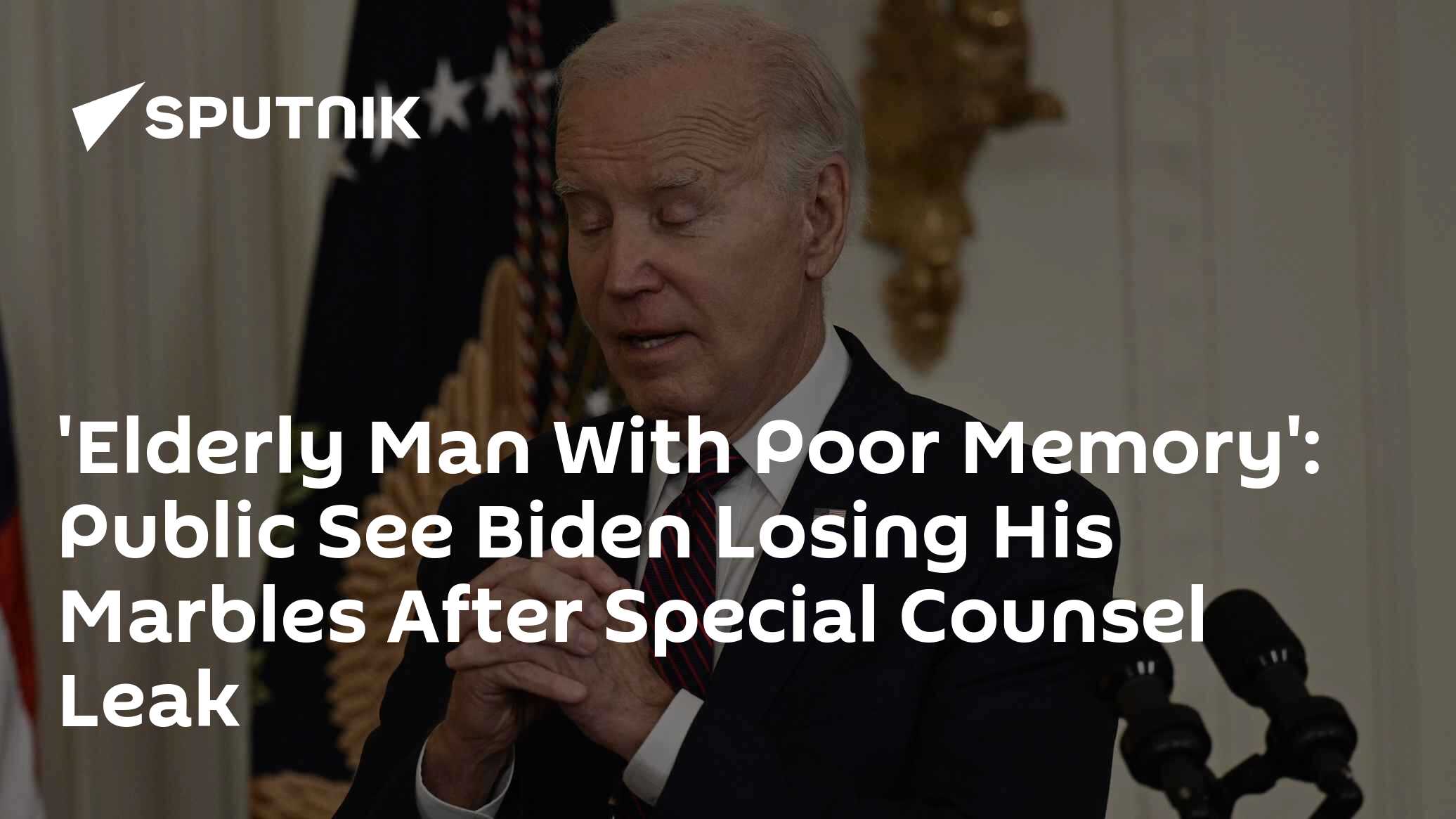 Public See Biden Losing his Marbles After Special Counsel Leak - Vimarsana News