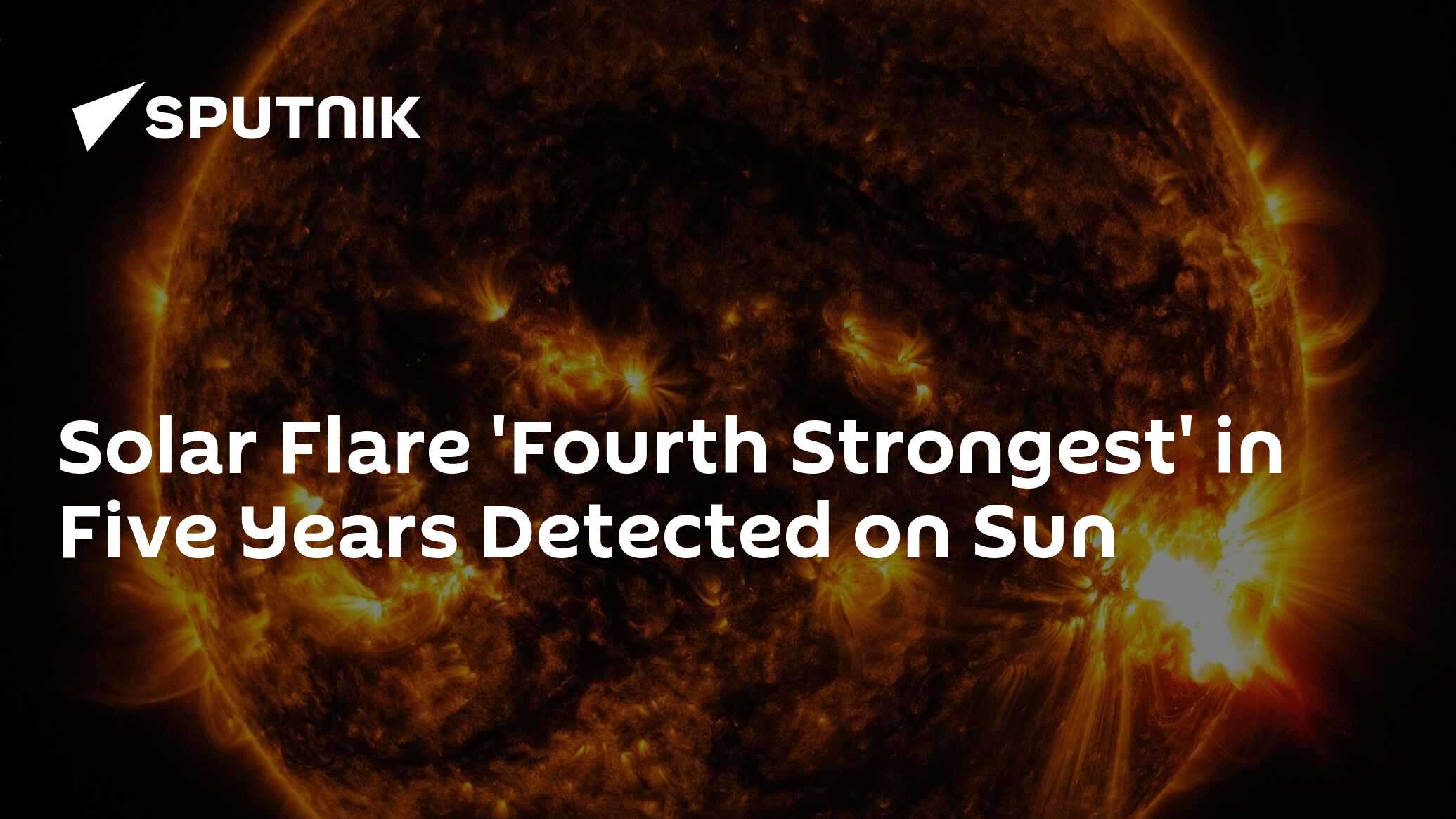 Solar Flare 'Fourth Strongest' In Five Years Detected On Sun