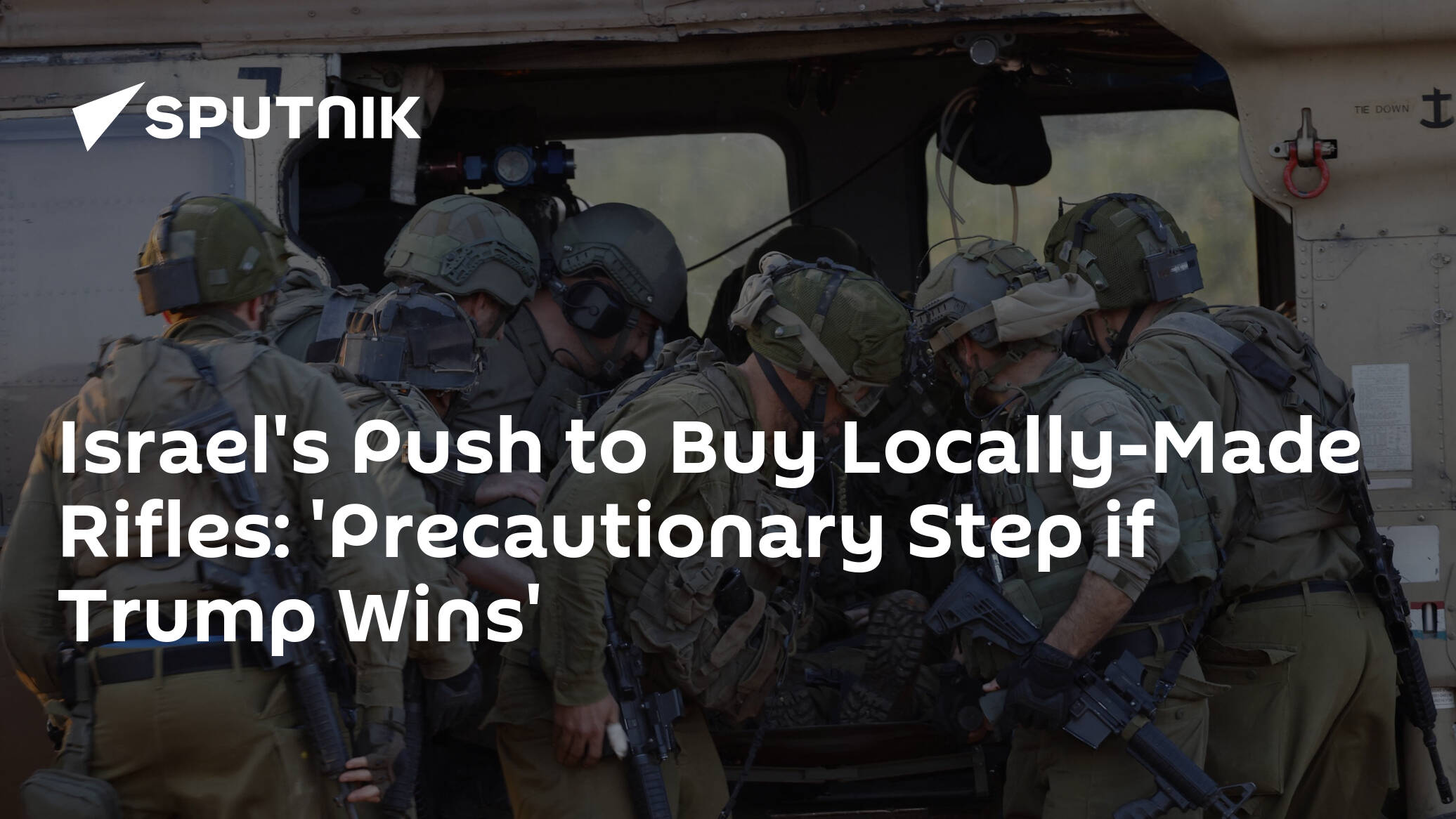 Israel's Push to Buy Locally-Made Rifles: 'Precautionary Step if Trump Wins'