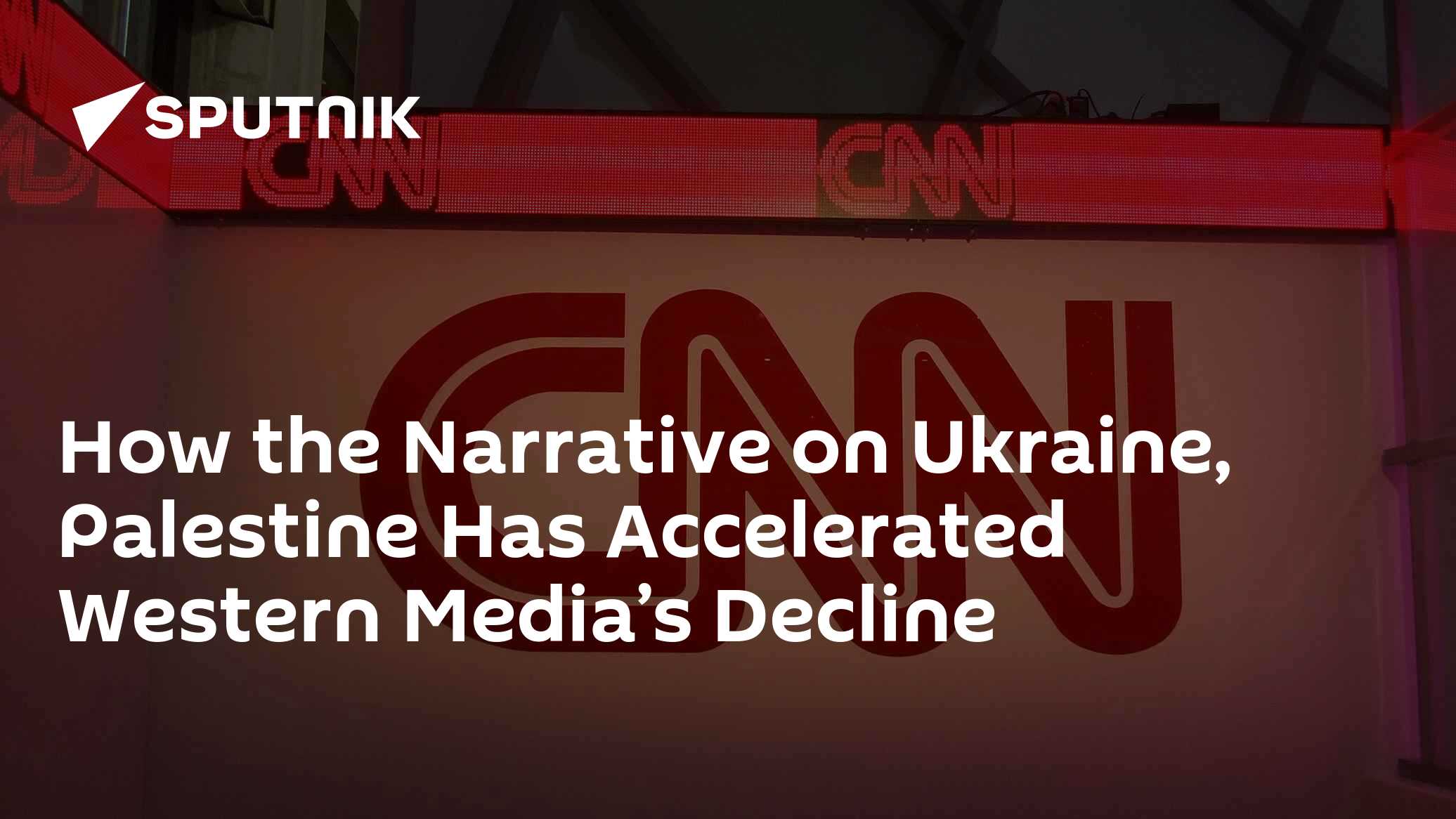 Ukraine, Palestine Narratives Have Accelerated Western Media's Decline - Vimarsana News