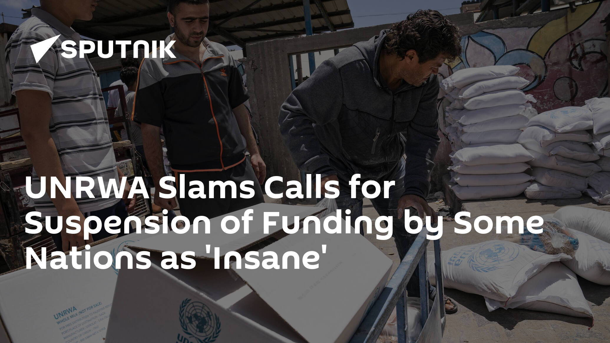 UN Agency for Palestine Refugees Calls Suspension of Funding by Some Nations 'Insane'