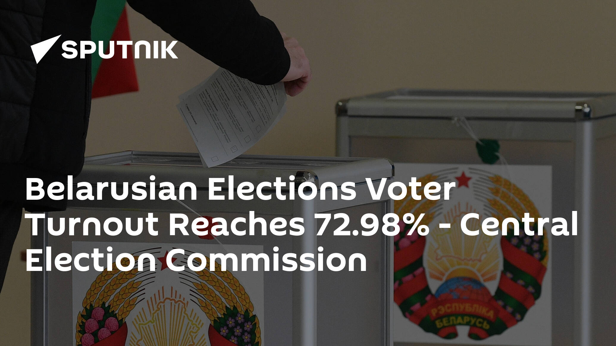 Belarusian Elections Voter Turnout Reaches 72.98% – Central Election Commission