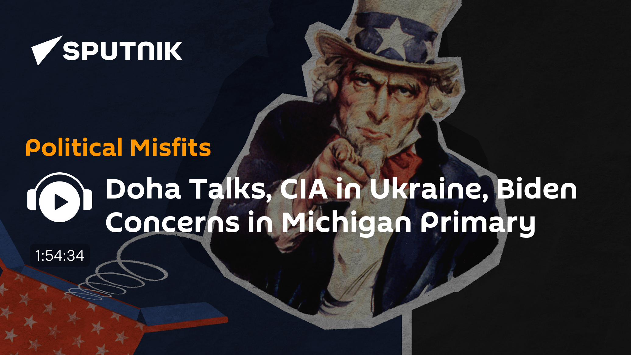 Doha Talks, CIA in Ukraine, Biden Concerns in Michigan Primary - Vimarsana News