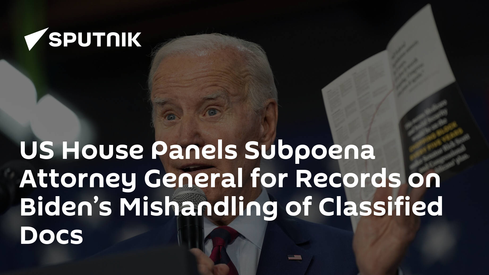 US House Panels Subpoena Attorney General for Records on Biden’s Mishandling of Classified Docs