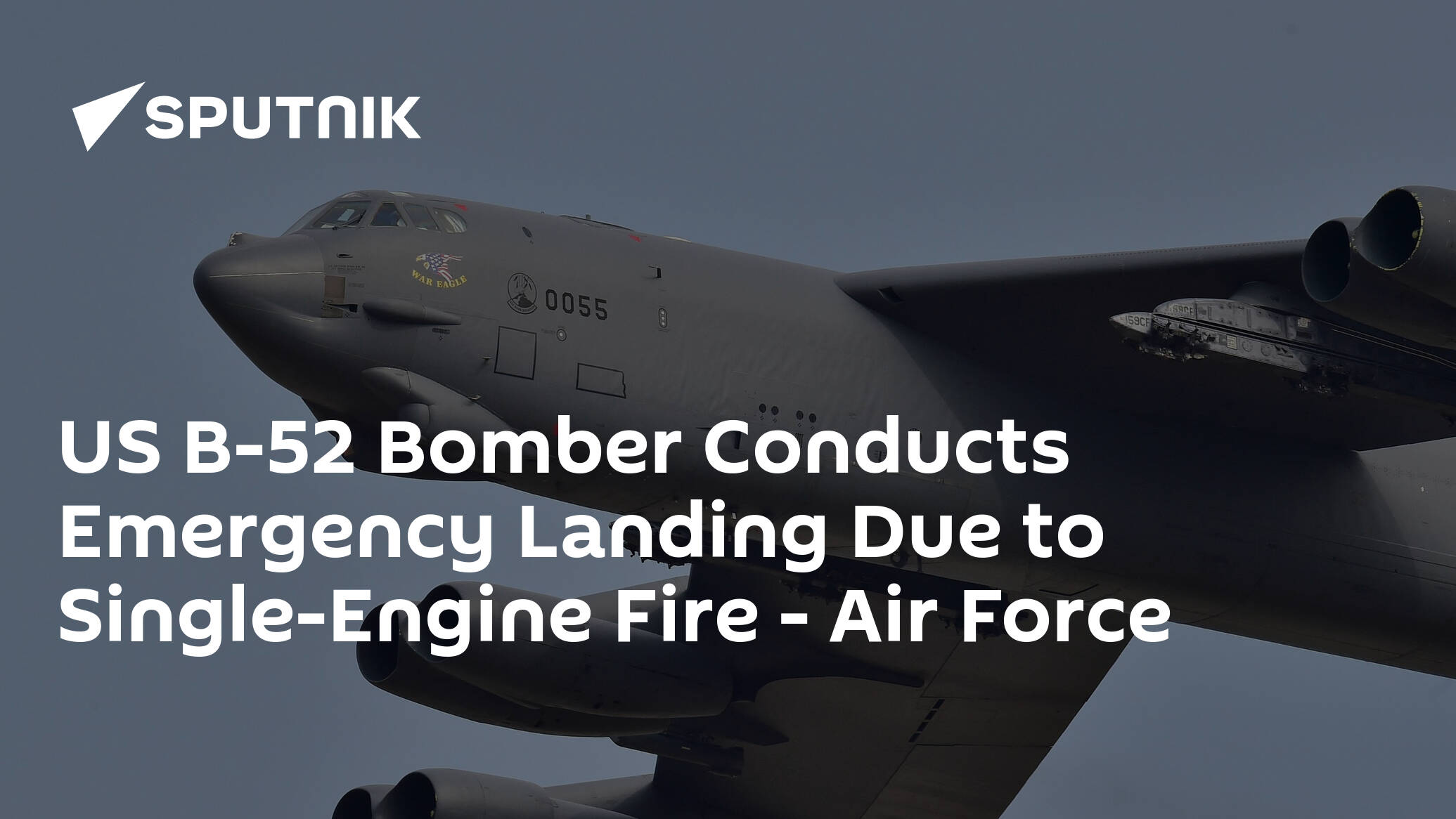 US B-52 Bomber Conducts Emergency Landing Due to Single-Engine Fire – Air Force