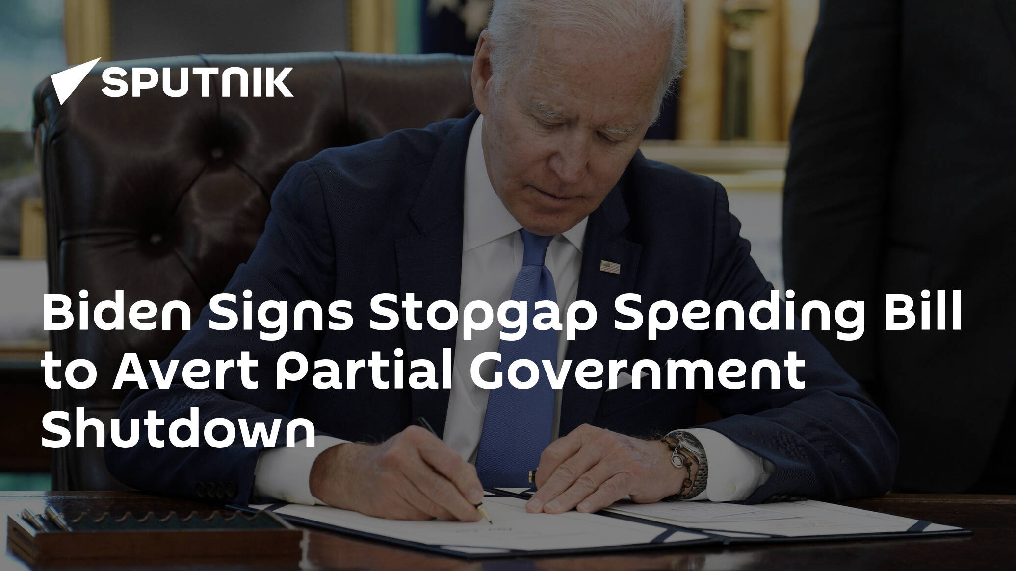 Biden Signs Stopgap Spending Bill to Avert Partial Government Shutdown