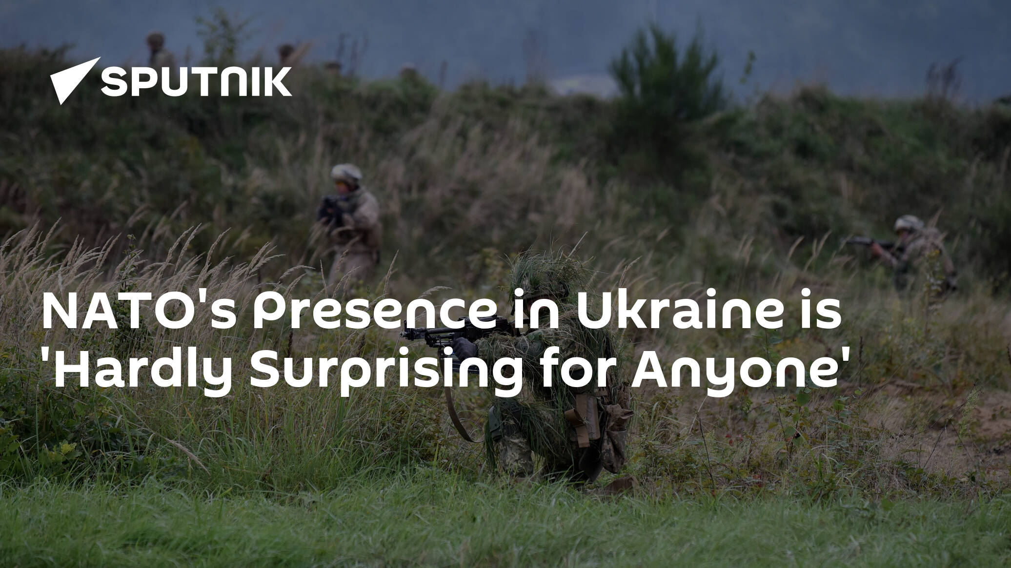 NATO's Presence in Ukraine is 'Hardly Surprising for Anyone'