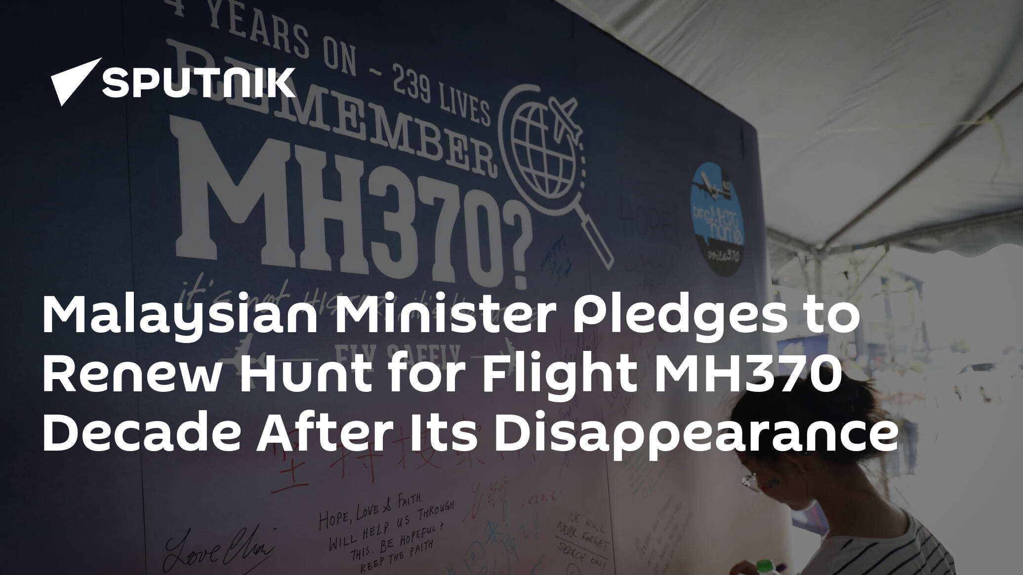 Malaysian Minister Pledges to Renew Hunt for Flight MH370 Decade After Its Disappearance
