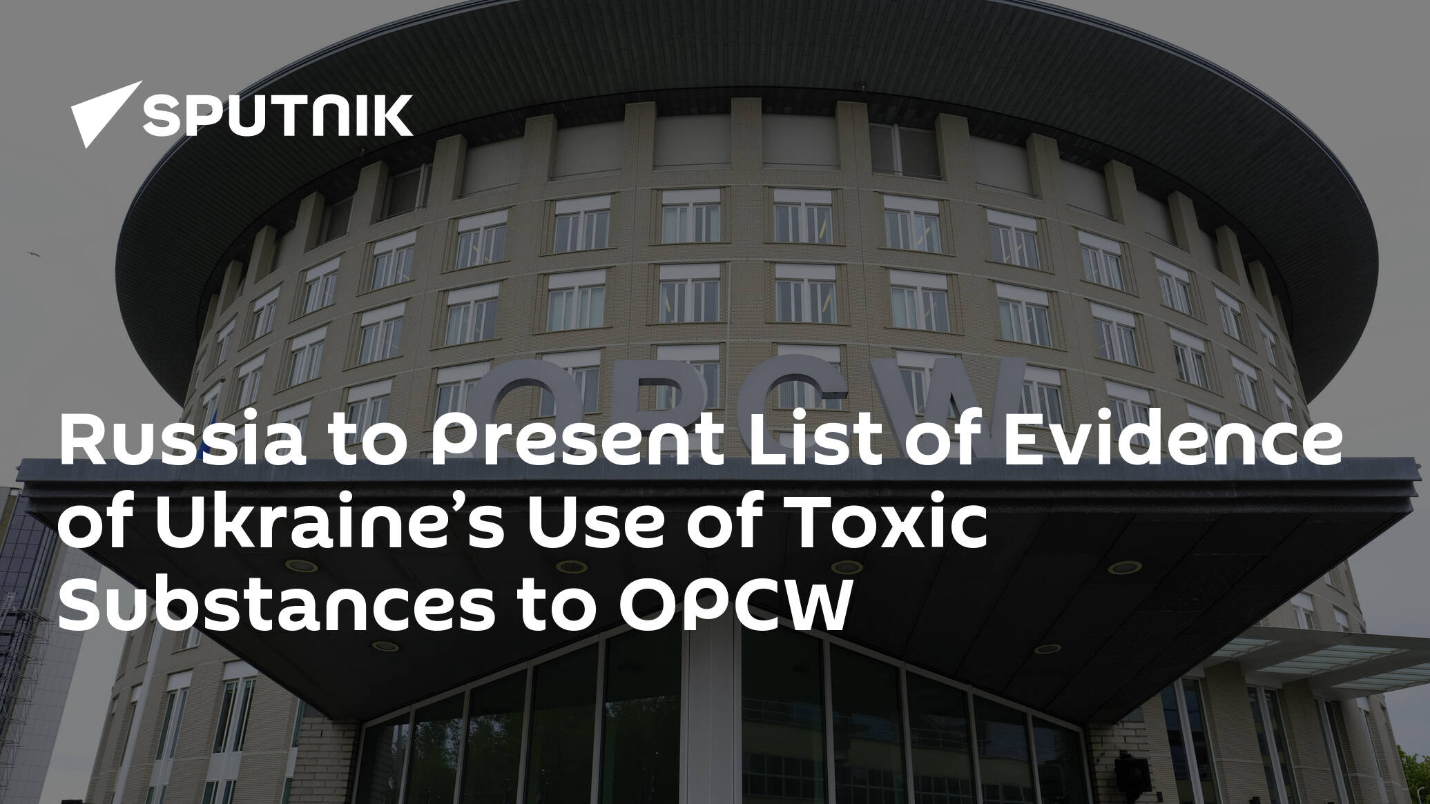 Russia to Present List of Evidence of Ukraine’s Use of Toxic Substances to OPCW