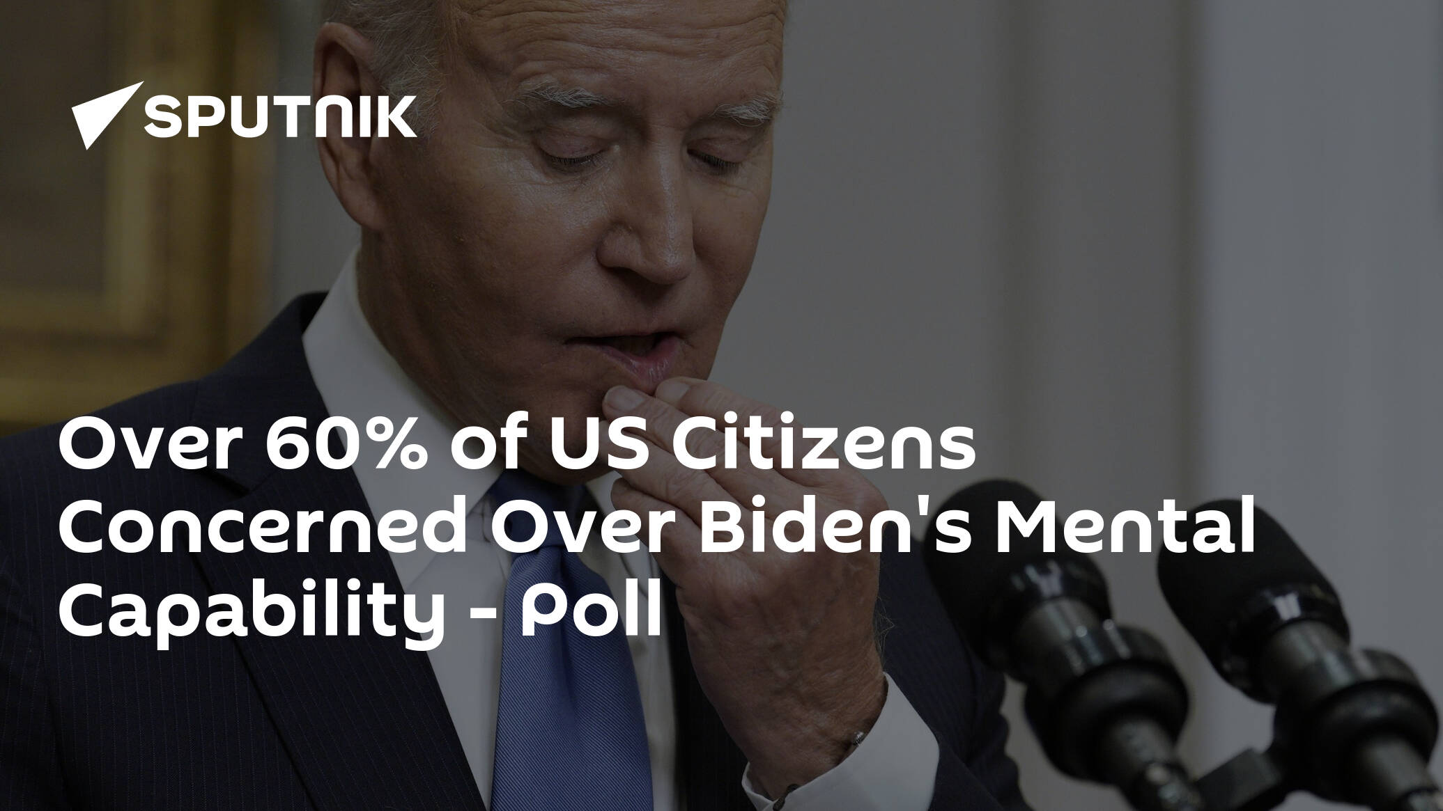 Over 60% of US Citizens Concerned Over Biden's Mental Capability – Poll
