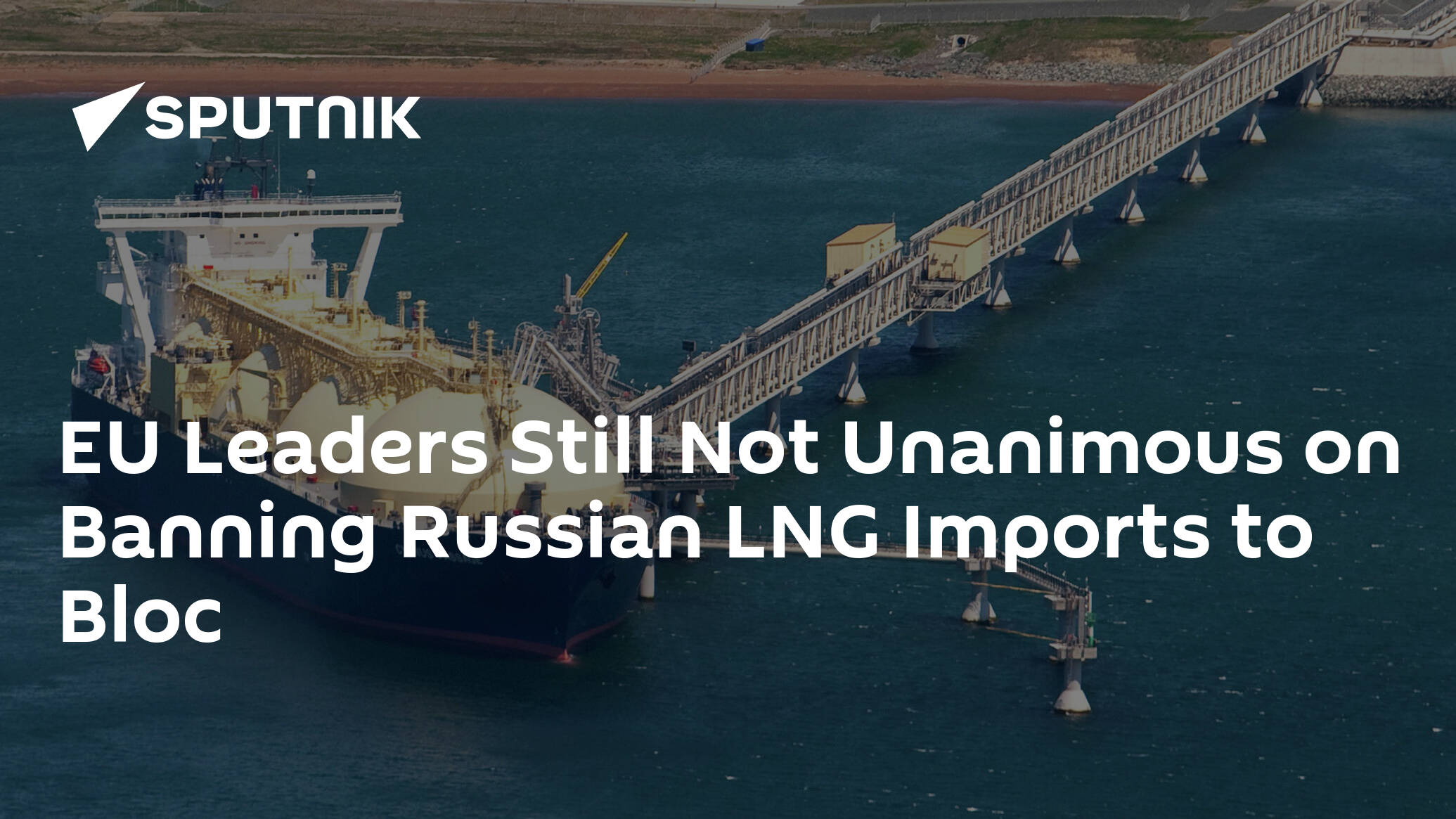 EU Leaders Still Not Unanimous on Banning Russian LNG Imports to Bloc